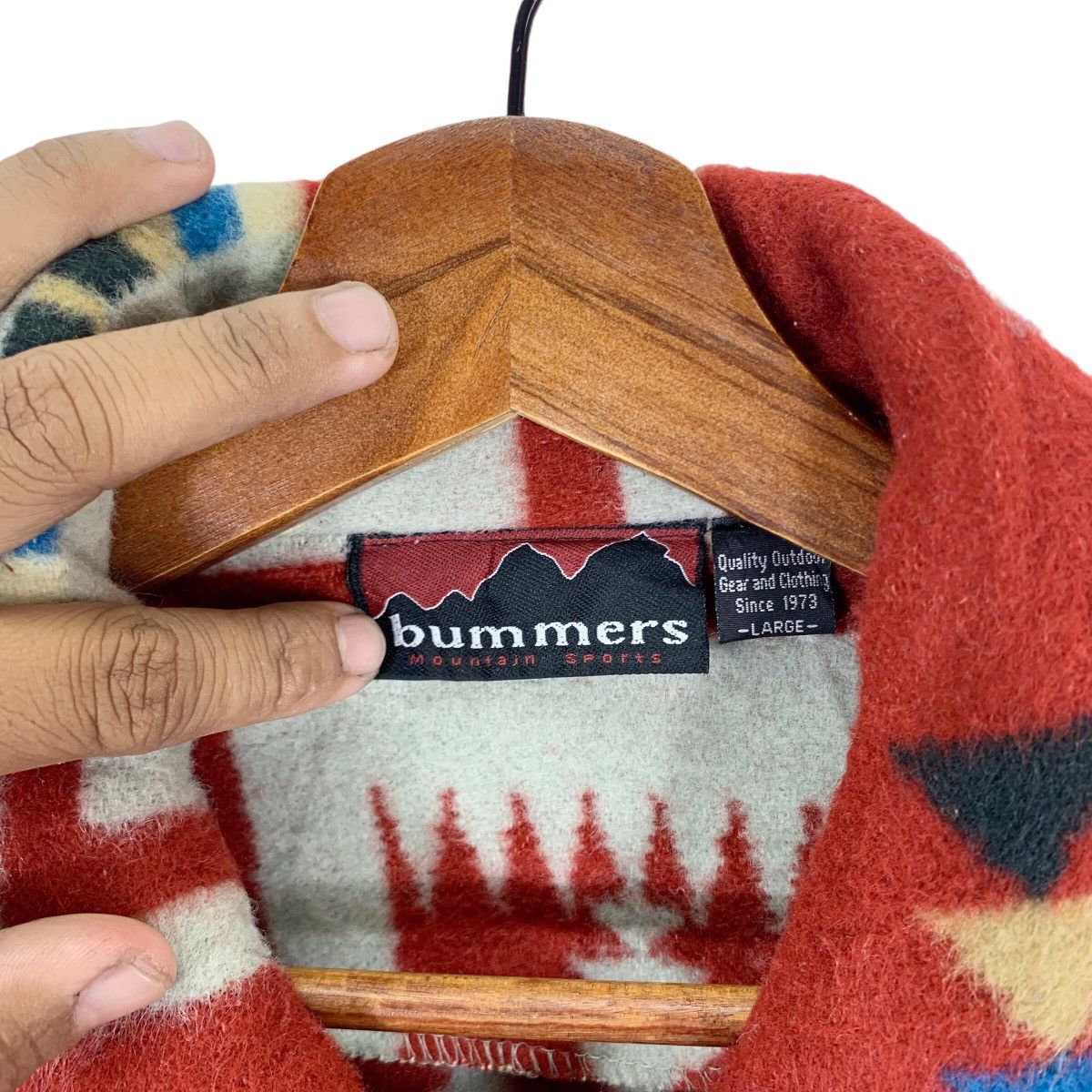 Aztech Mountain VINTAGE BUMMERS MOUNTAIN SPORTS AZTEC NATIVE AMERICAN JACKET Size US L / EU 52-54 / 3 - 5 Thumbnail