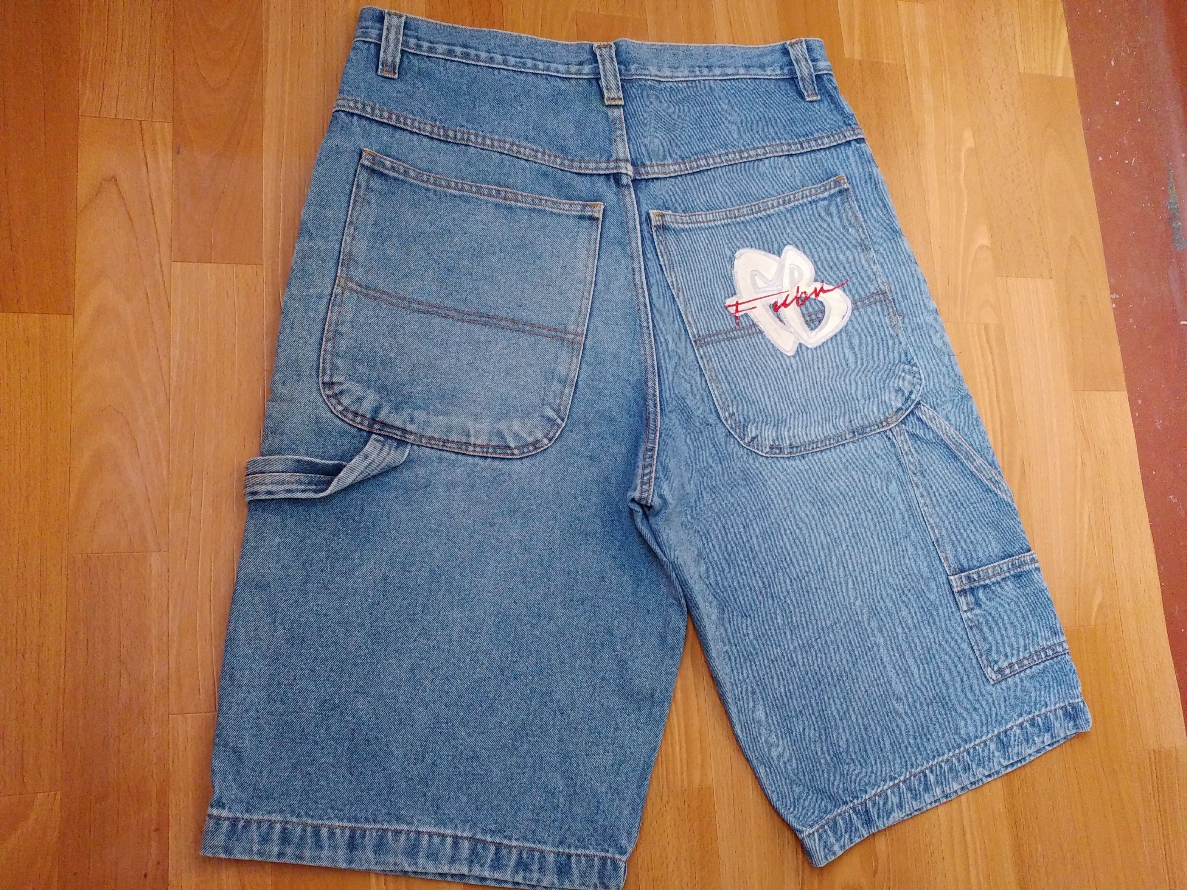 Fubu FUBU jeans shorts, old school vintage baggy, hip hop size 36 Size US 36 / EU 52 - 3 Thumbnail