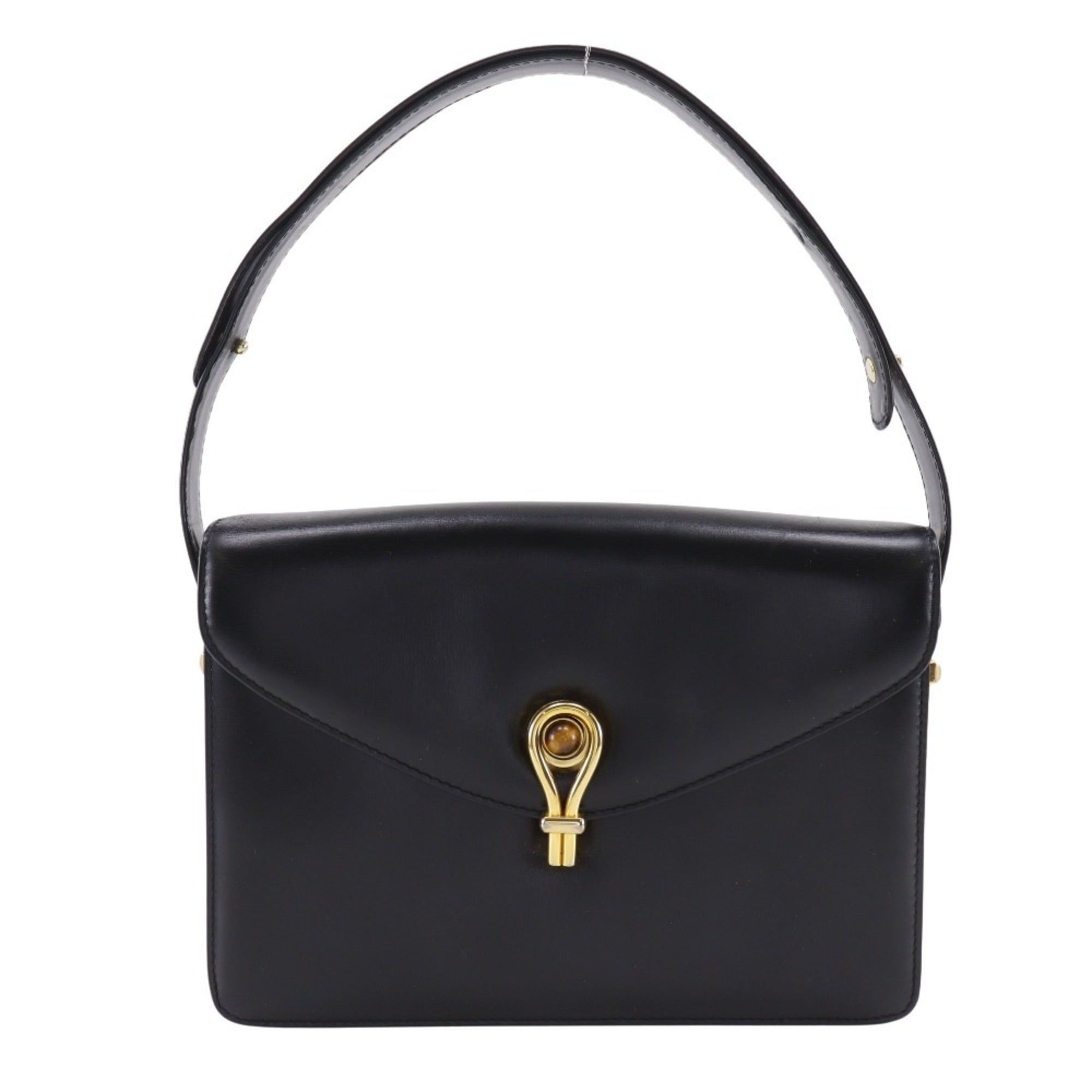 Gucci Gucci Old Shoulder Bag, Vintage Calfskin, Black, A5 Size, Flap, Women's Size ONE SIZE - 1 Thumbnail
