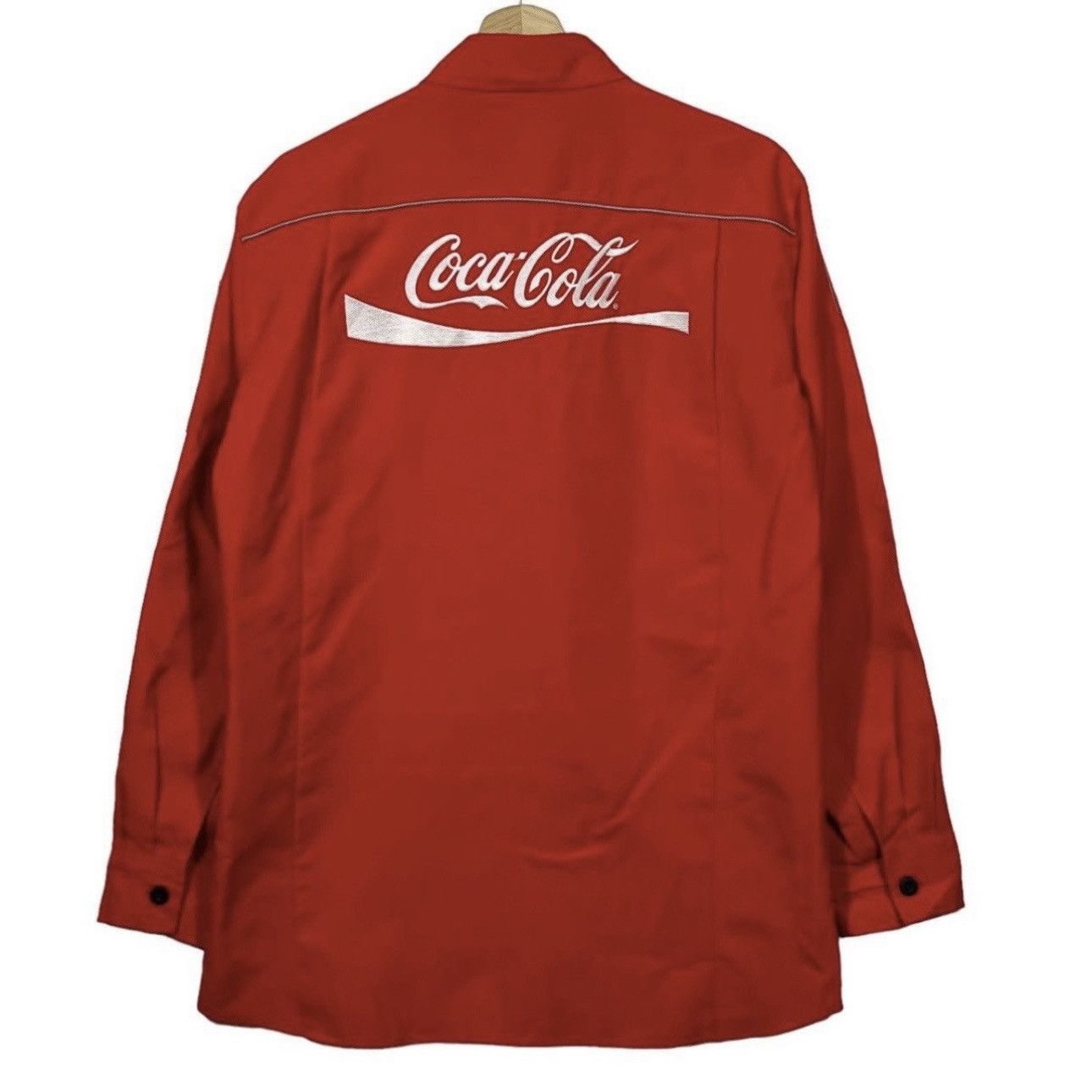 Coca Cola coca cola flannel big logo embroidered nice design Size US L / EU 52-54 / 3 - 2 Thumbnail