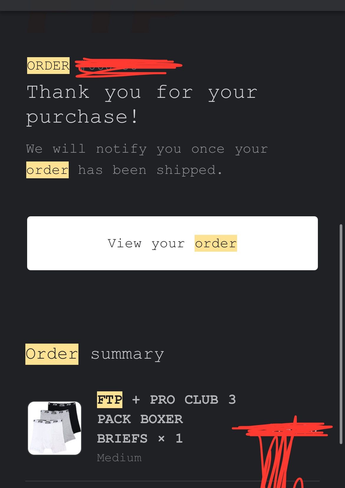 Fuck The Population FTP Pro Club Boxer Briefs 3 pack - MEDIUM Size 32 - 3 Thumbnail