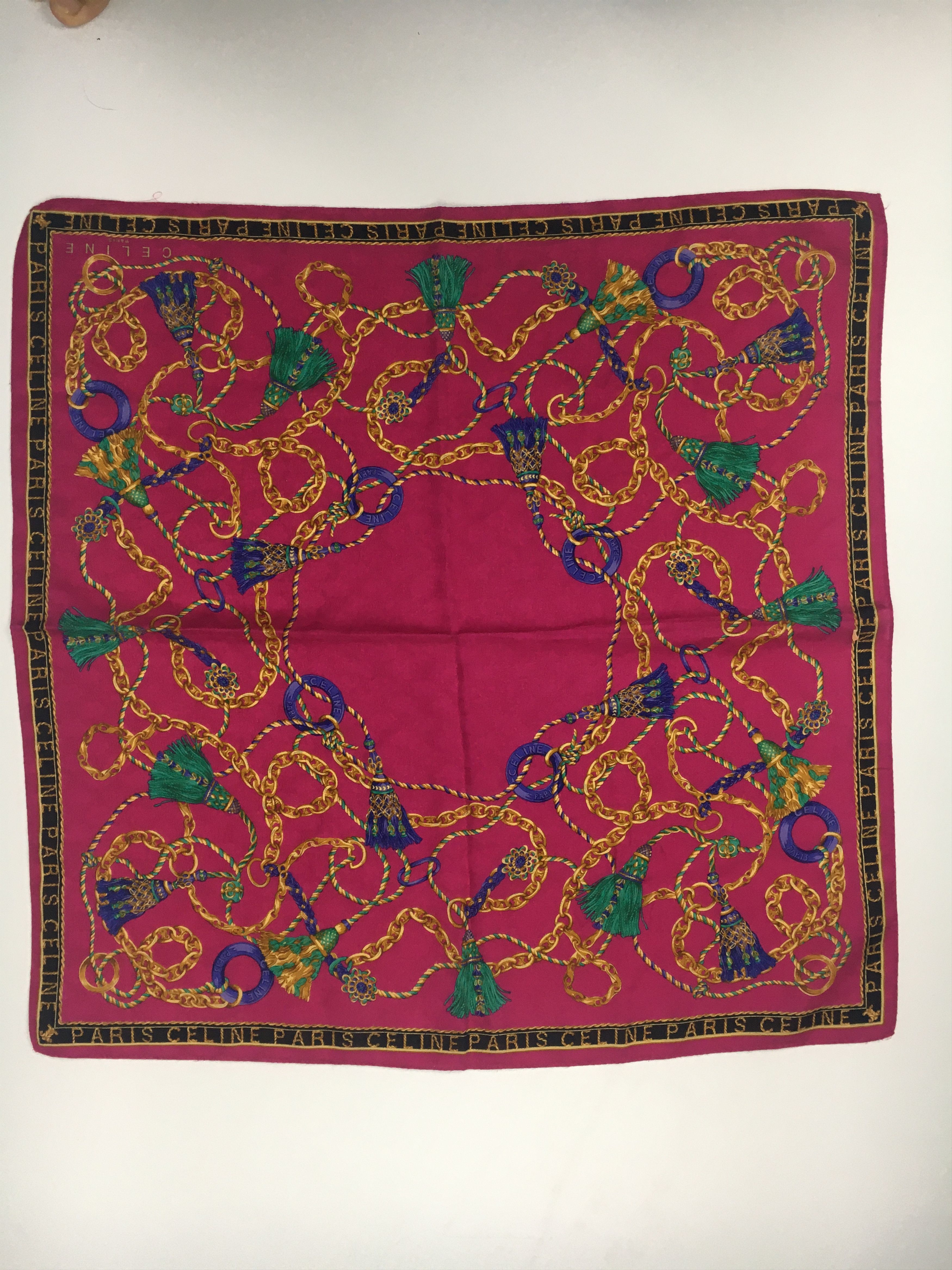 Celine Celine Handkerchief / Bandana / Neckerchief HKC0098 Size ONE SIZE - 3 Thumbnail