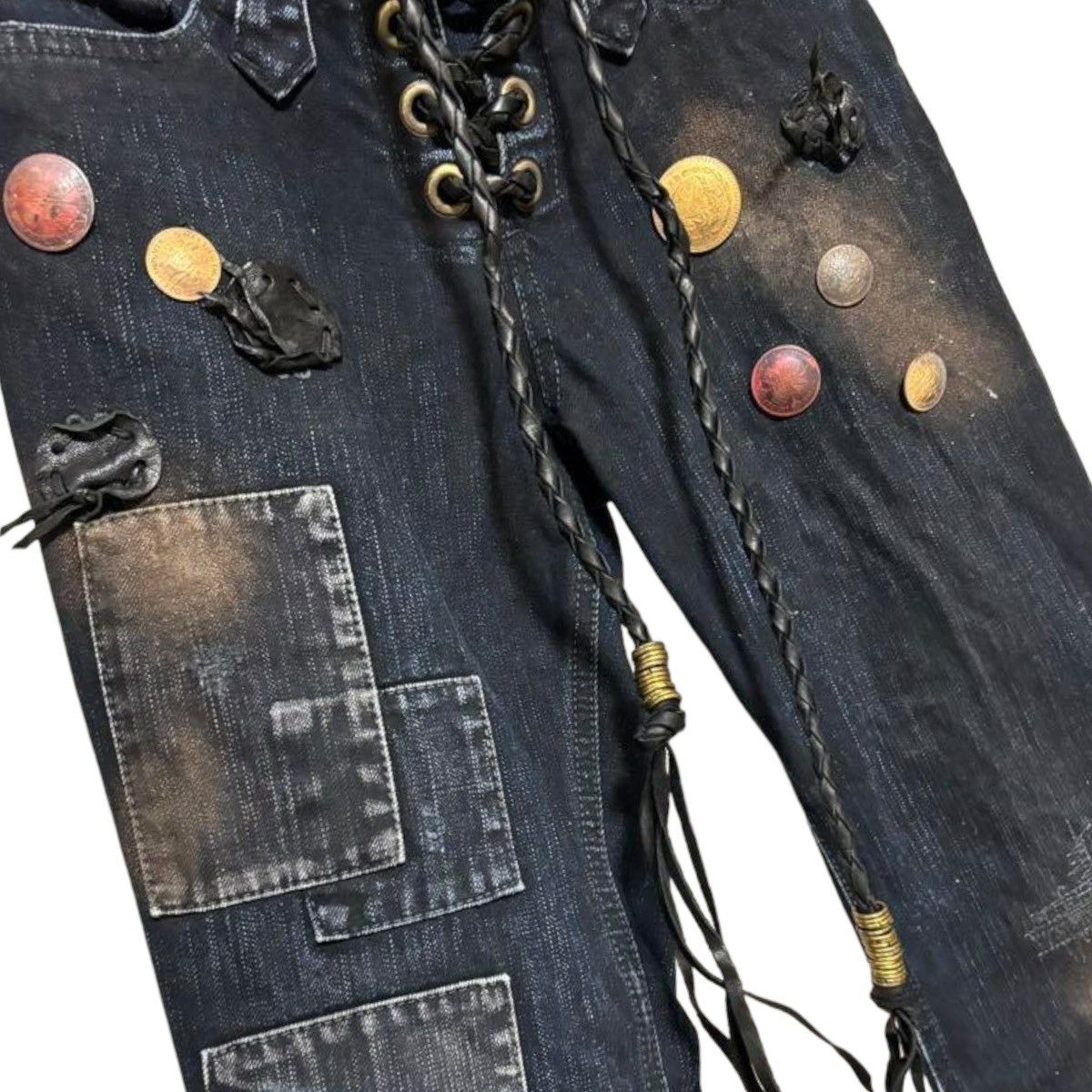 If Six Was Nine Ifsixwasnine mudmax lace up denim Size US 30 / EU 46 - 2 Thumbnail