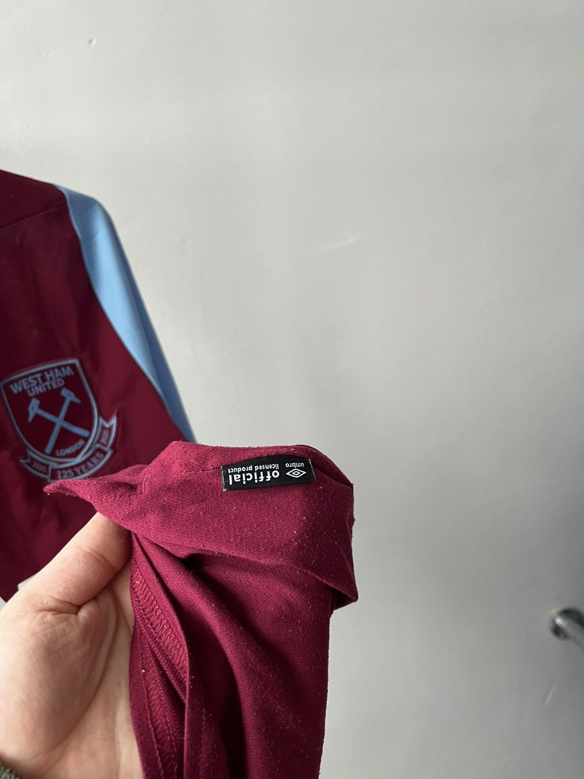 Umbro 2020/21 WEST HAM UNITED 125 Years SOCCER JERSEY SHIRT UMBRO Size US XL / EU 56 / 4 - 9 Thumbnail