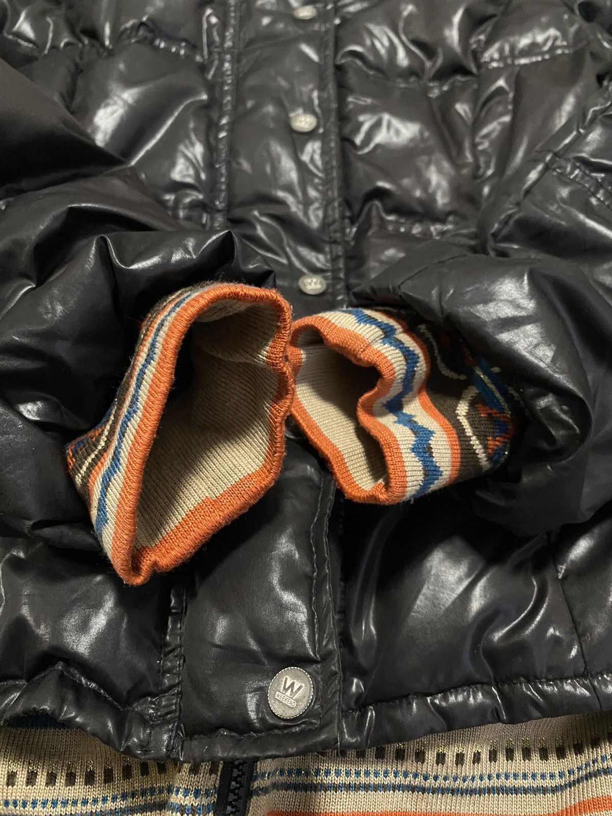Max Mara Max Mara Weekend Puffer Jacket With Knit Hem Zip Black Size S / US 4 / IT 40 - 5 Thumbnail