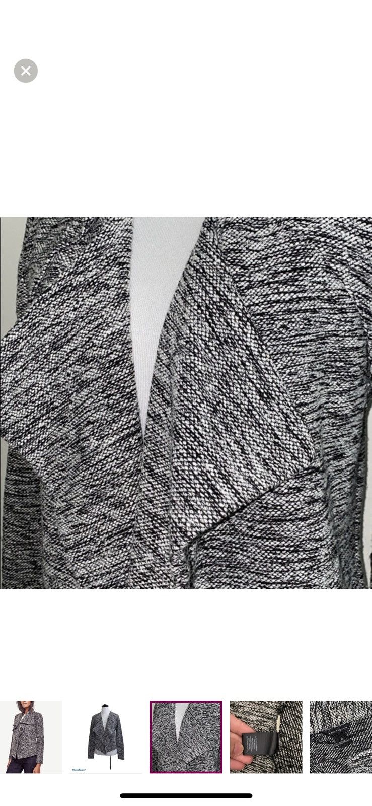 Ann Taylor Ann Taylor small open front moto style jacket Size S / US 4 / IT 40 - 2 Thumbnail