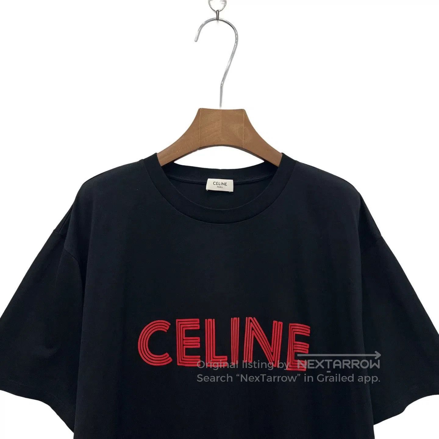 Celine Celine Letter Print Crewneck T. Size US M / EU 48-50 / 2 - 3 Thumbnail