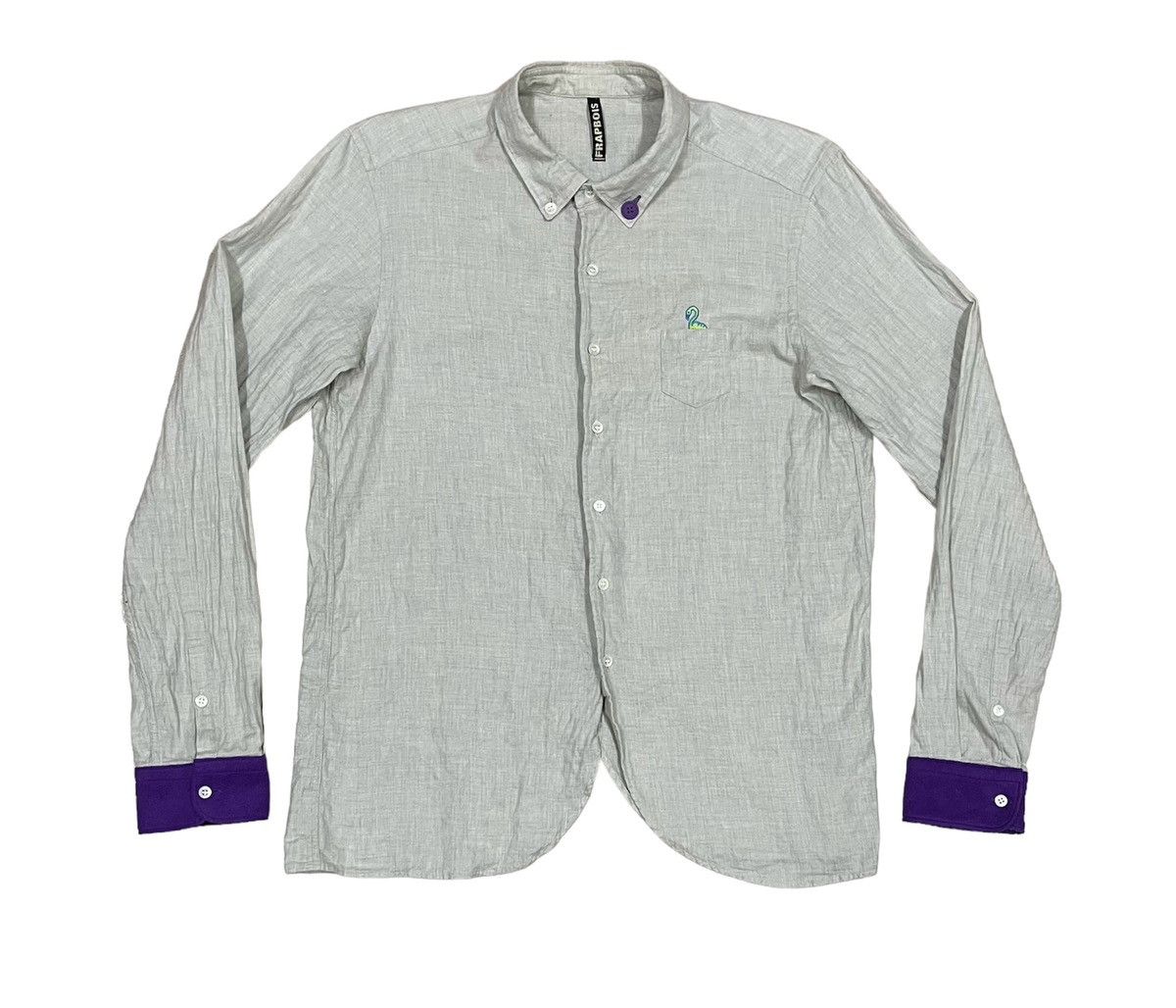 image of Frapbois X Issey Miyake Shirt X Design, Men's (Size Medium)