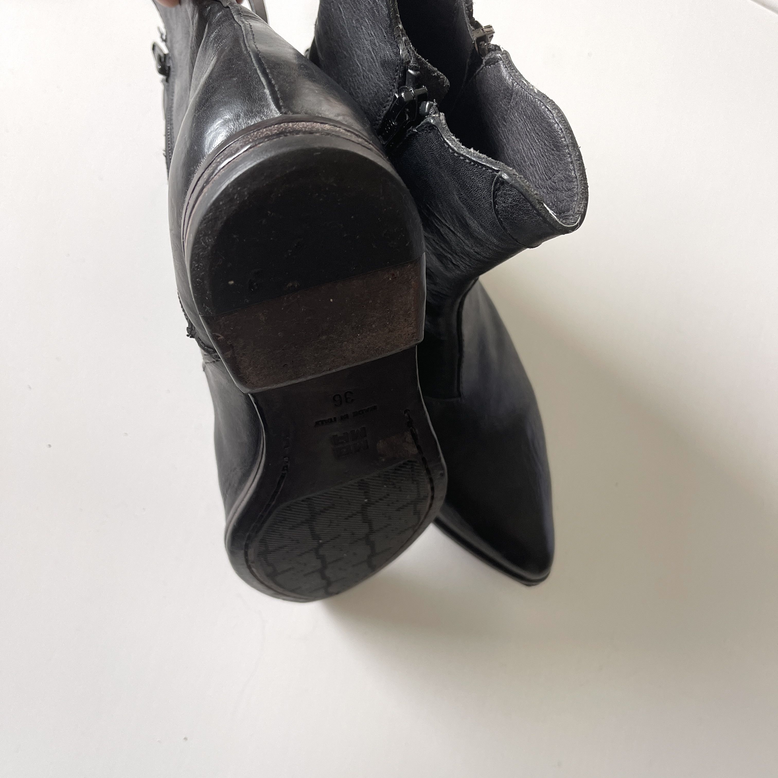 MoMA MOMA black leather Boots size 36 Size US 6 / IT 36 - 6 Thumbnail