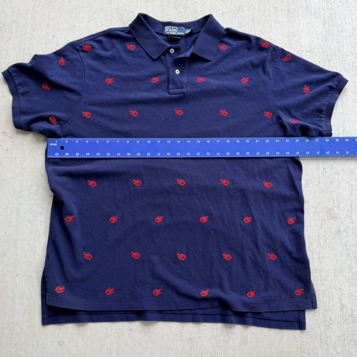 Polo Ralph Lauren Vintage Ralph Lauren Polo Shirt Men Size XXL Lobster AOP Size US XXL / EU 58 / 5 - 4 Thumbnail
