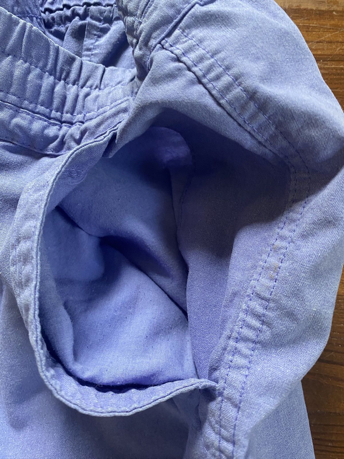 Bugle Boy × Vintage Vintage 80’s Bugle Boy Purple Wide Leg Cargo Shorts Size US 38 / EU 54 - 15 Thumbnail