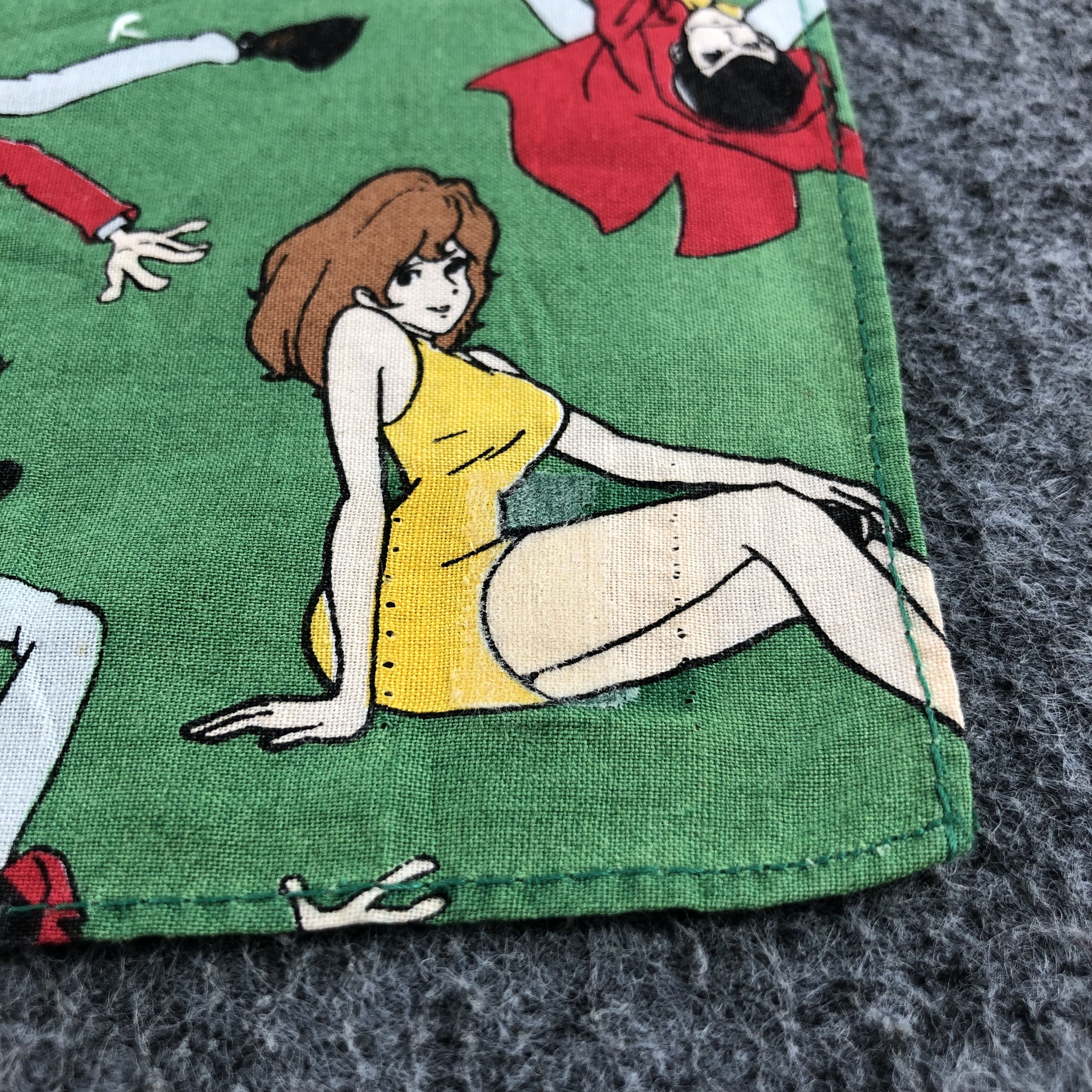 Anime Arsane Lupin X Esso Handkerchief Neckerchief Bandana X33 Size ONE SIZE - 5 Thumbnail