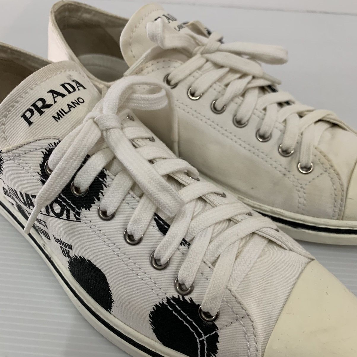 Prada PRADA POINTED-TOE GABARDINE WITH PRINT Shoes Size US 6.5 / EU 39-40 - 5 Thumbnail