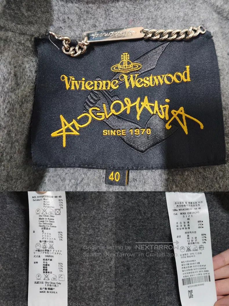 Vivienne Westwood Vivienne Westwood Houndstooth Double-Faced Wool Cloak Coat Size S / US 4 / IT 40 - 9 Thumbnail