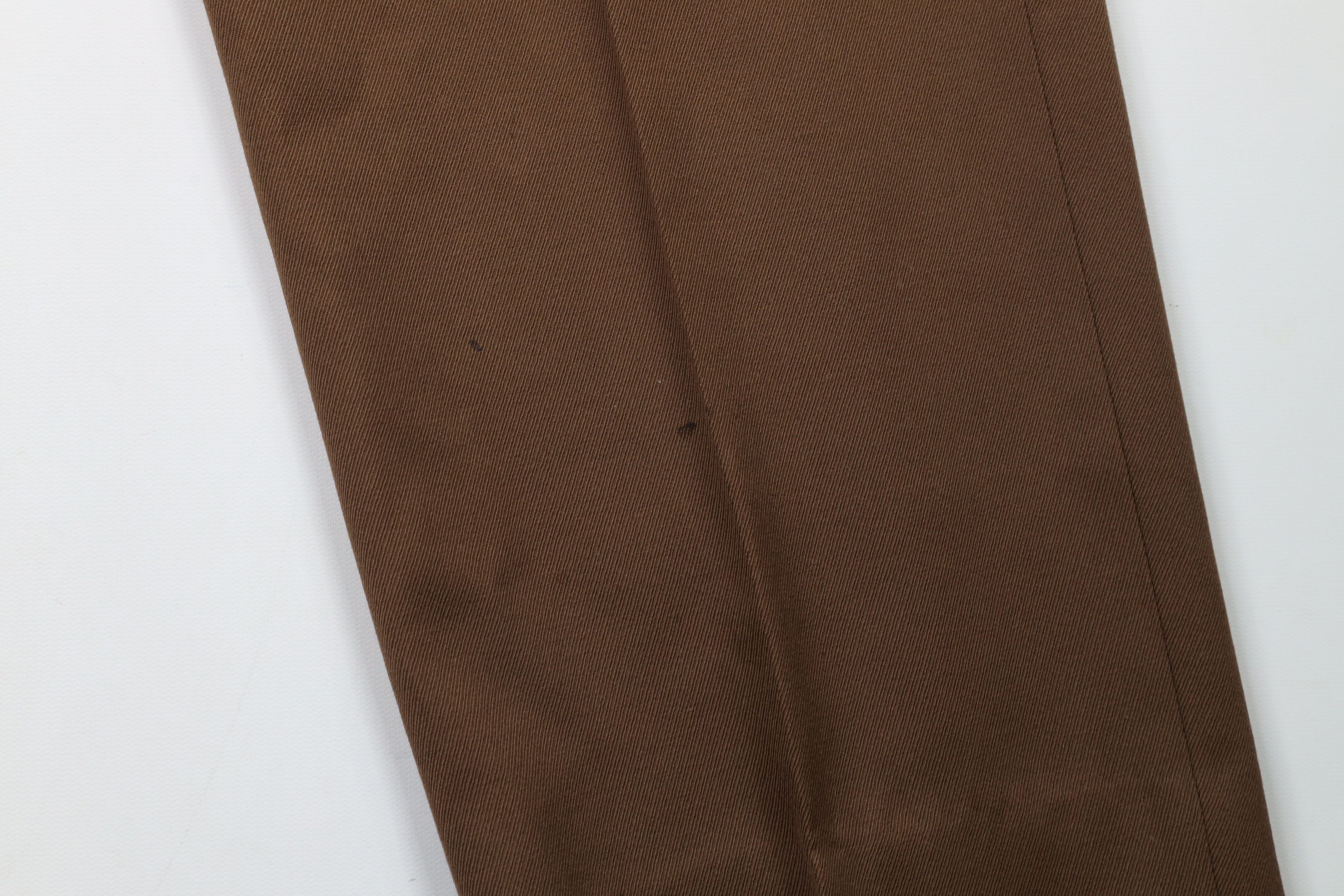Paul Smith × Vintage Vintage 90s Paul Smith Bergdorf Goodman Wool Pants Brown Size US 36 / EU 52 - 5 Thumbnail