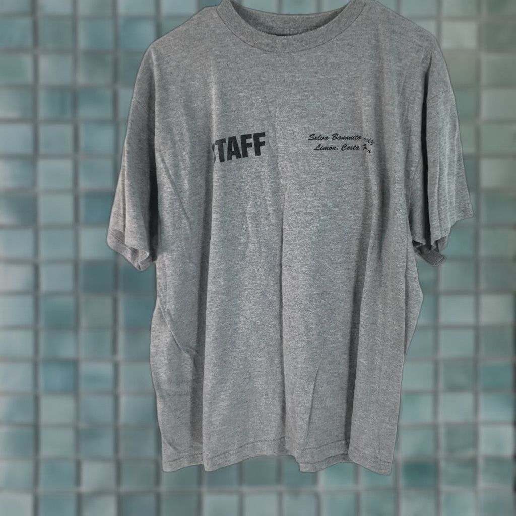 Vintage VINTAGE Selva Bananito Lodge Costa Rica T-Shirt Short Sleeve Gray Adult Large Mens Size US S / EU 44-46 / 1 - 1 Thumbnail