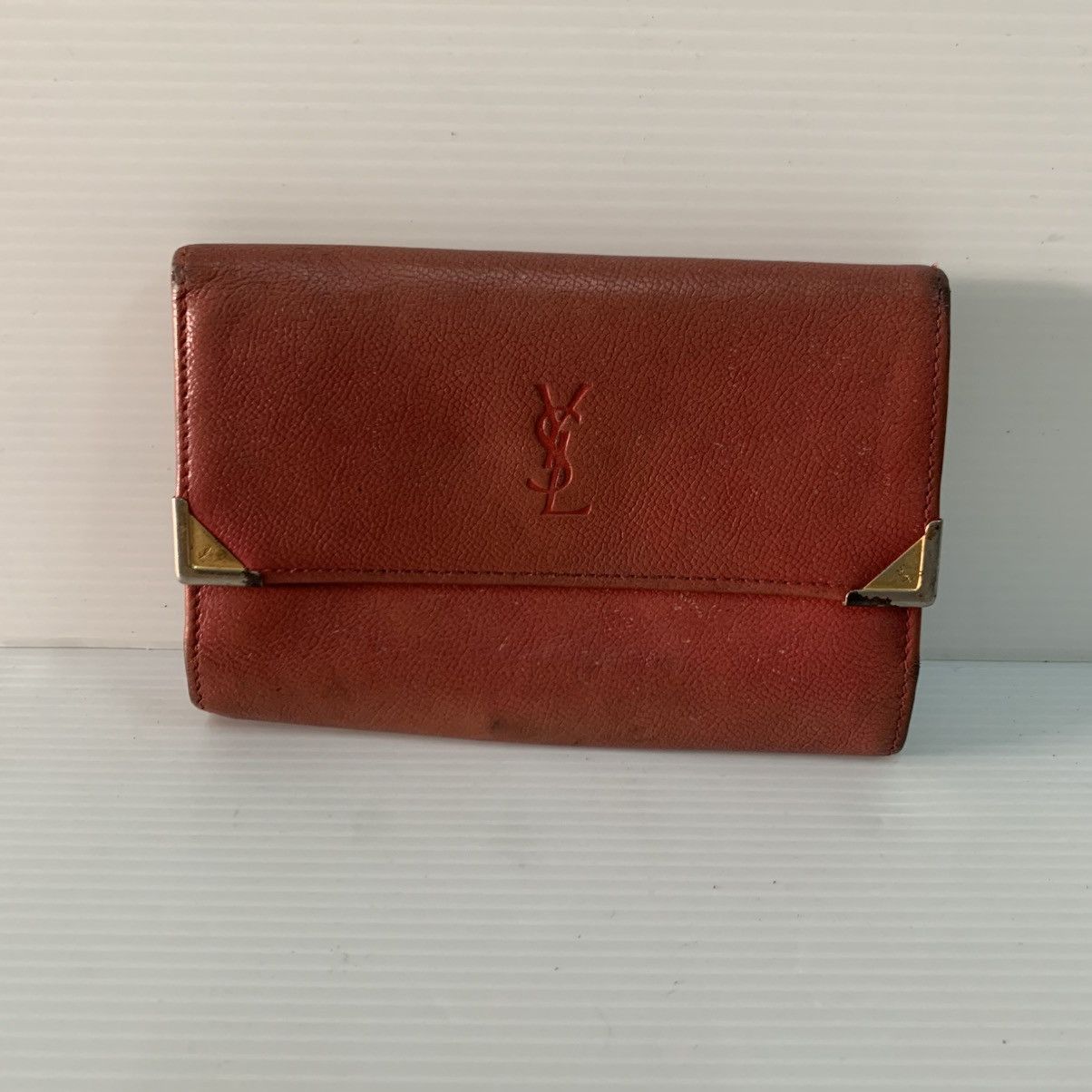 Yves Saint Laurent Yves Saint Laurent Leather Wallet Size ONE SIZE - 1 Thumbnail