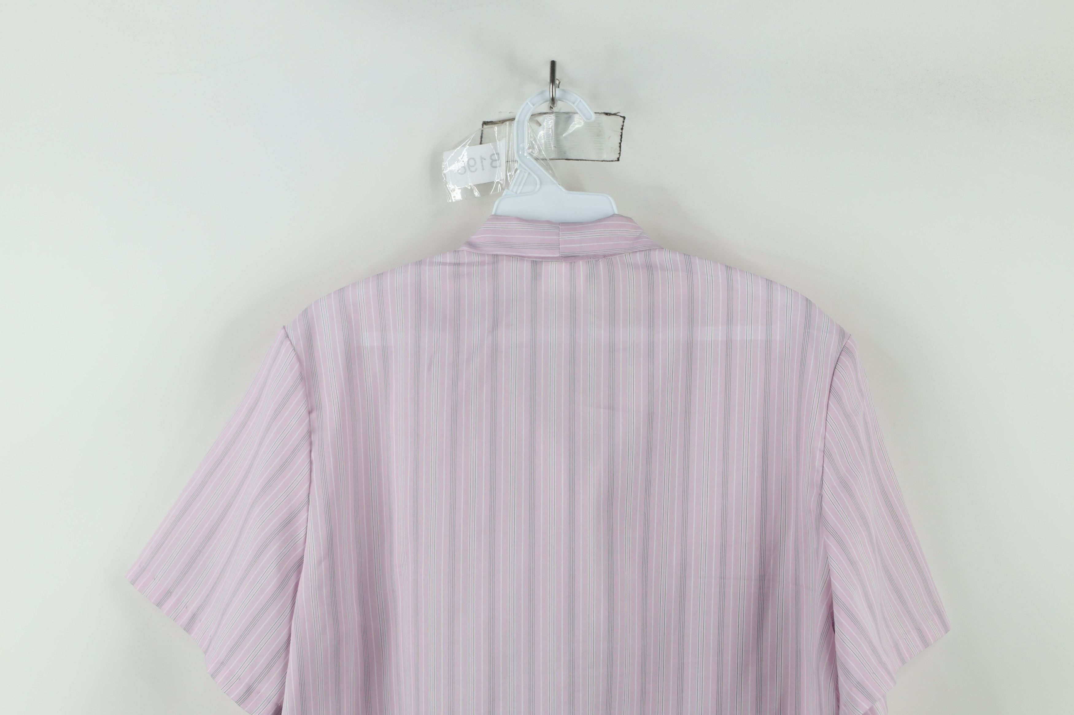 Vintage Vintage 70s Pussybow Collared Button Shirt Purple USA Size XXL / US 16-18 / IT 52-54 - 11 Thumbnail