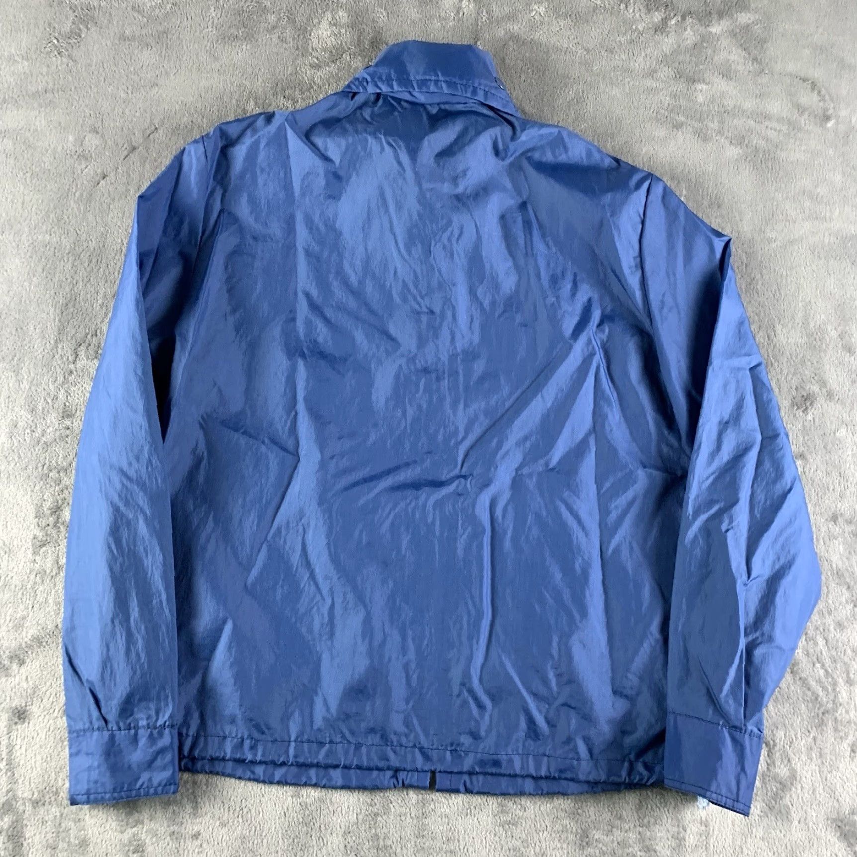Vintage VINTAGE Amerex Sport Series Jacket Windbreaker Full Zip Blue Mens L 80s 70s Nylon Logo Size L / US 10 / IT 46 - 2 Thumbnail