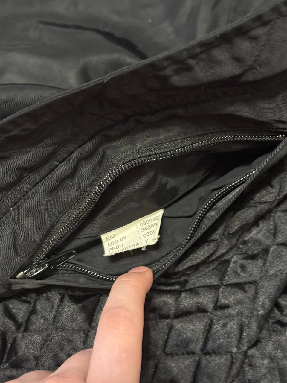 Harley Davidson VTG Harley Davidson Bomber Satin Jacket Quilted Black Nylon Size US XL / EU 56 / 4 - 11 Thumbnail