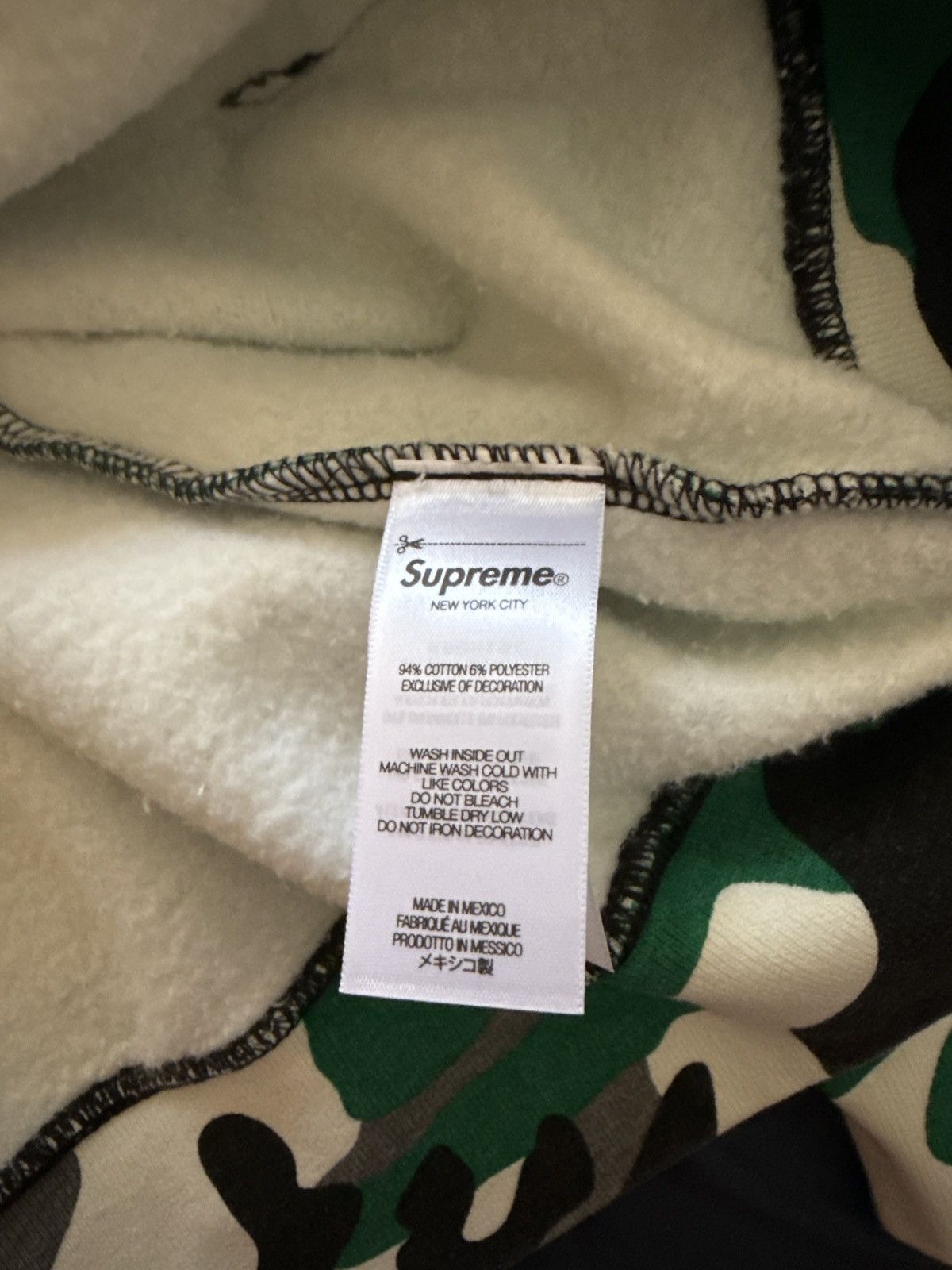 Supreme Supreme camo zip up Size US M / EU 48-50 / 2 - 5 Thumbnail