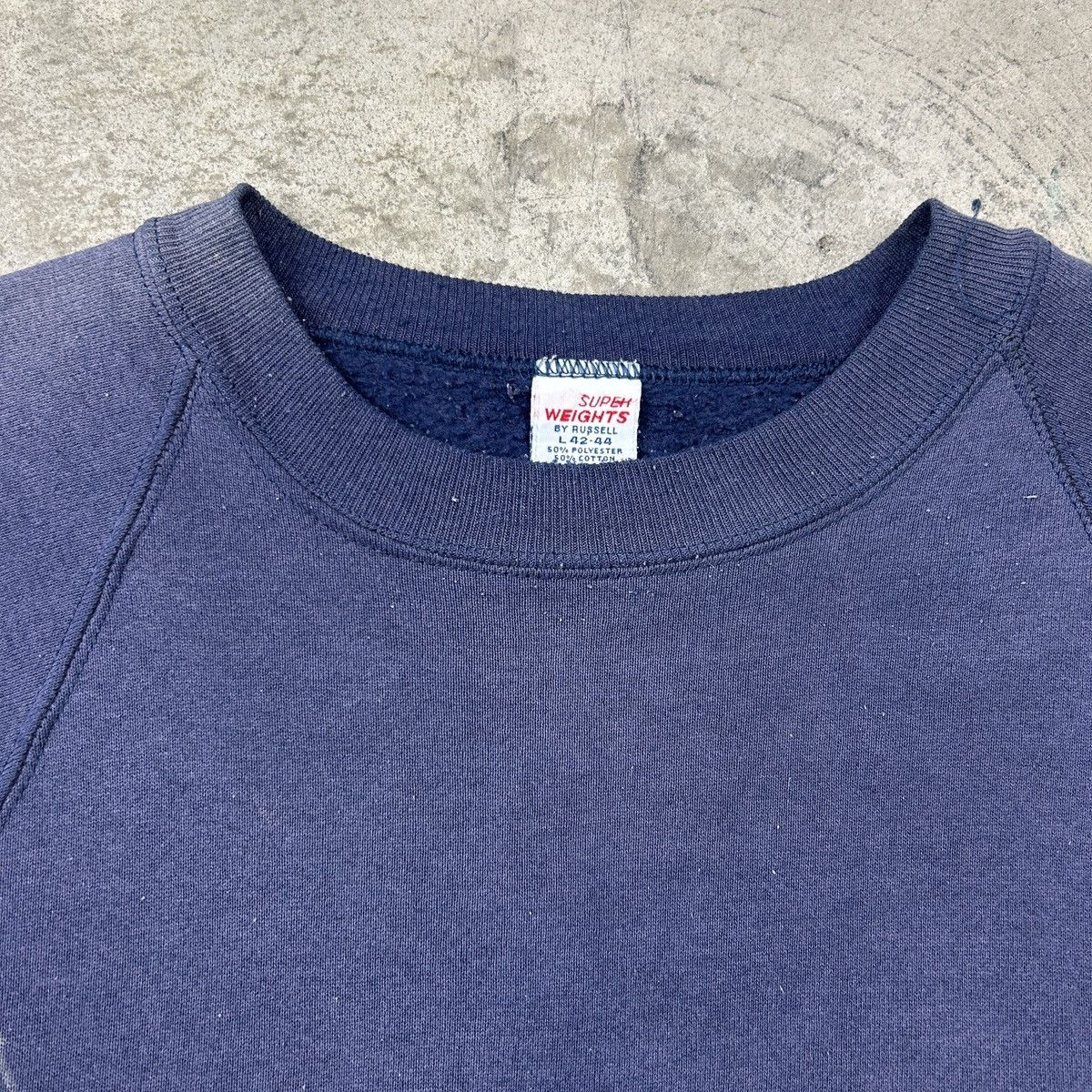 Vintage 1980s Trashed Russell Sweatshirt Size US L / EU 52-54 / 3 - 10 Thumbnail
