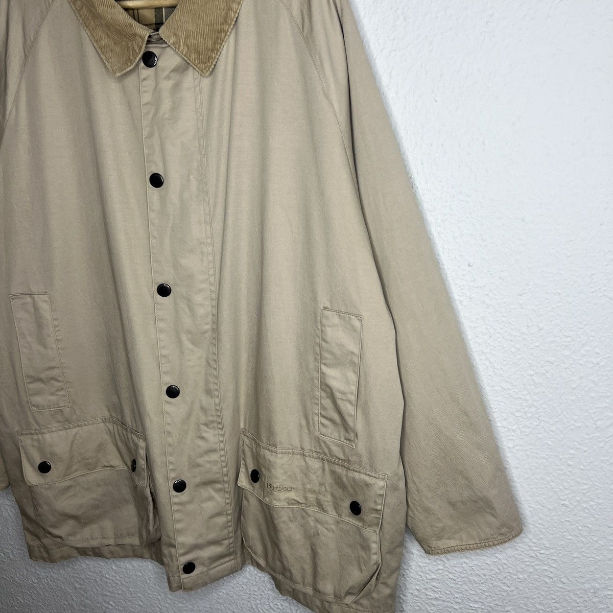 Barbour Barbour Beaufort Waxed Jacket Coat Beige A963 L/W Size US XL / EU 56 / 4 - 5 Thumbnail