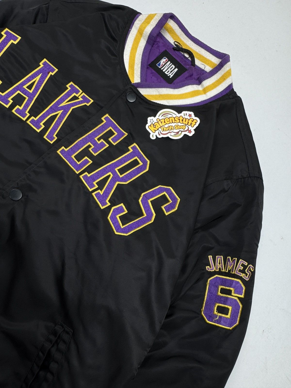 Primark LeBron James NBA LA Lakers Varsity Jacket - Primark Official Size US L / EU 52-54 / 3 - 7 Thumbnail