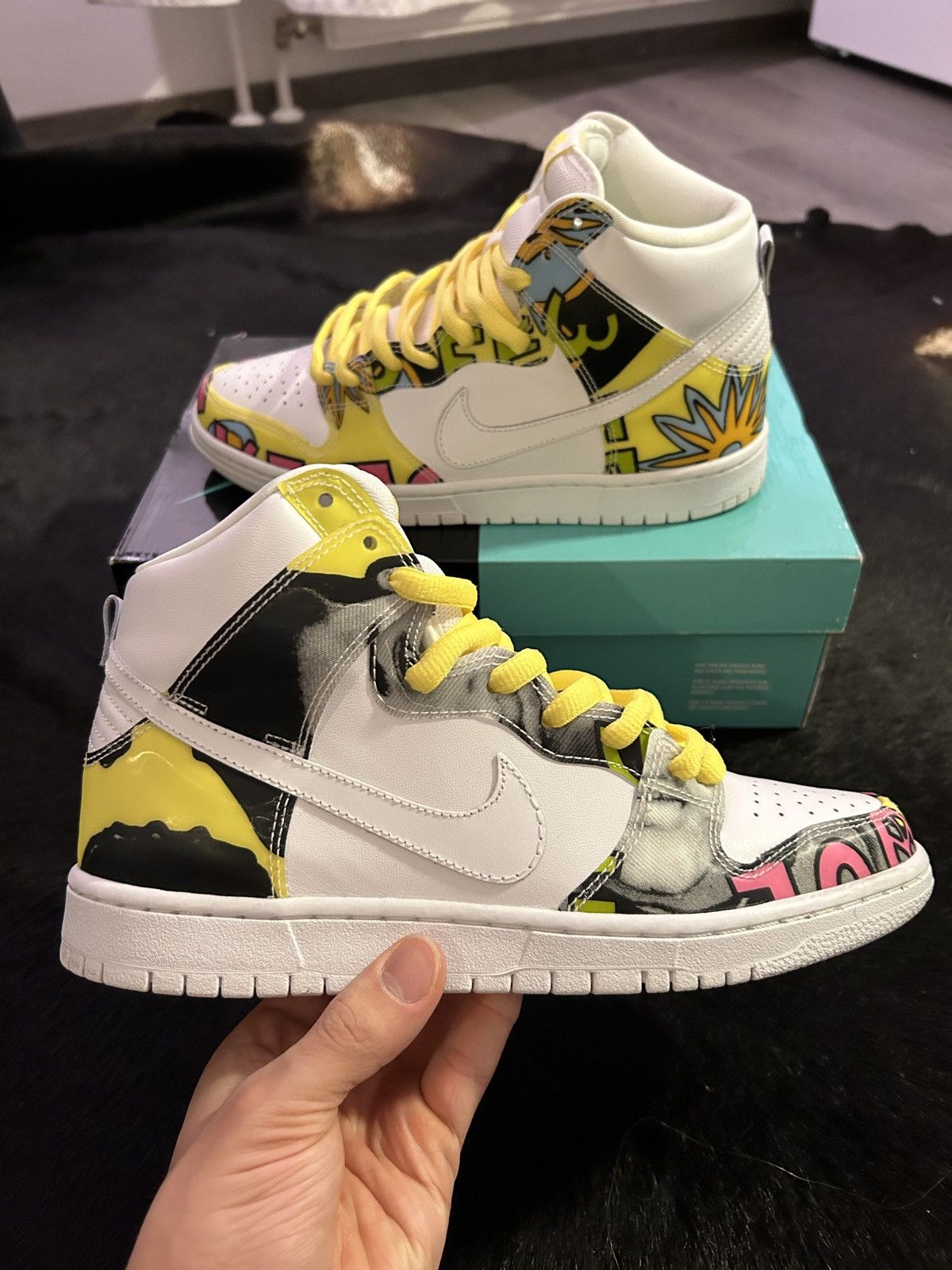 Nike Nike Sb Dunk High ”De La Soul” (2015) Size US 9 / EU 42 - 1 Thumbnail