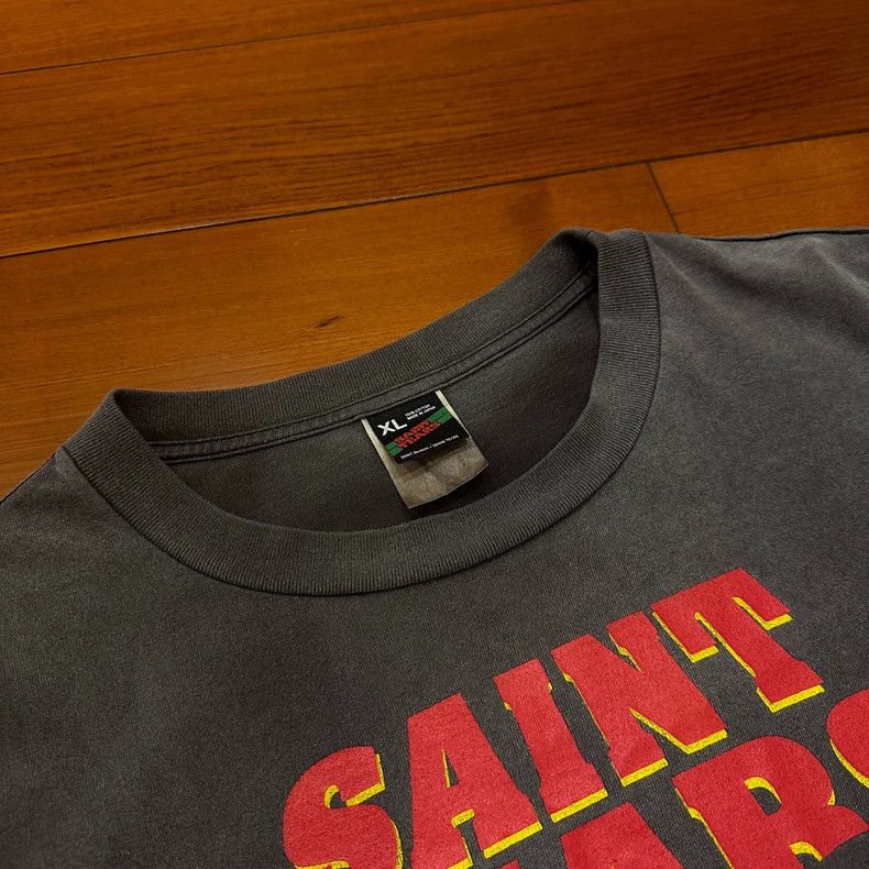 Saint Michael Saint Michael Wash and make old black Lego God short sleev Size US XL / EU 56 / 4 - 4 Thumbnail