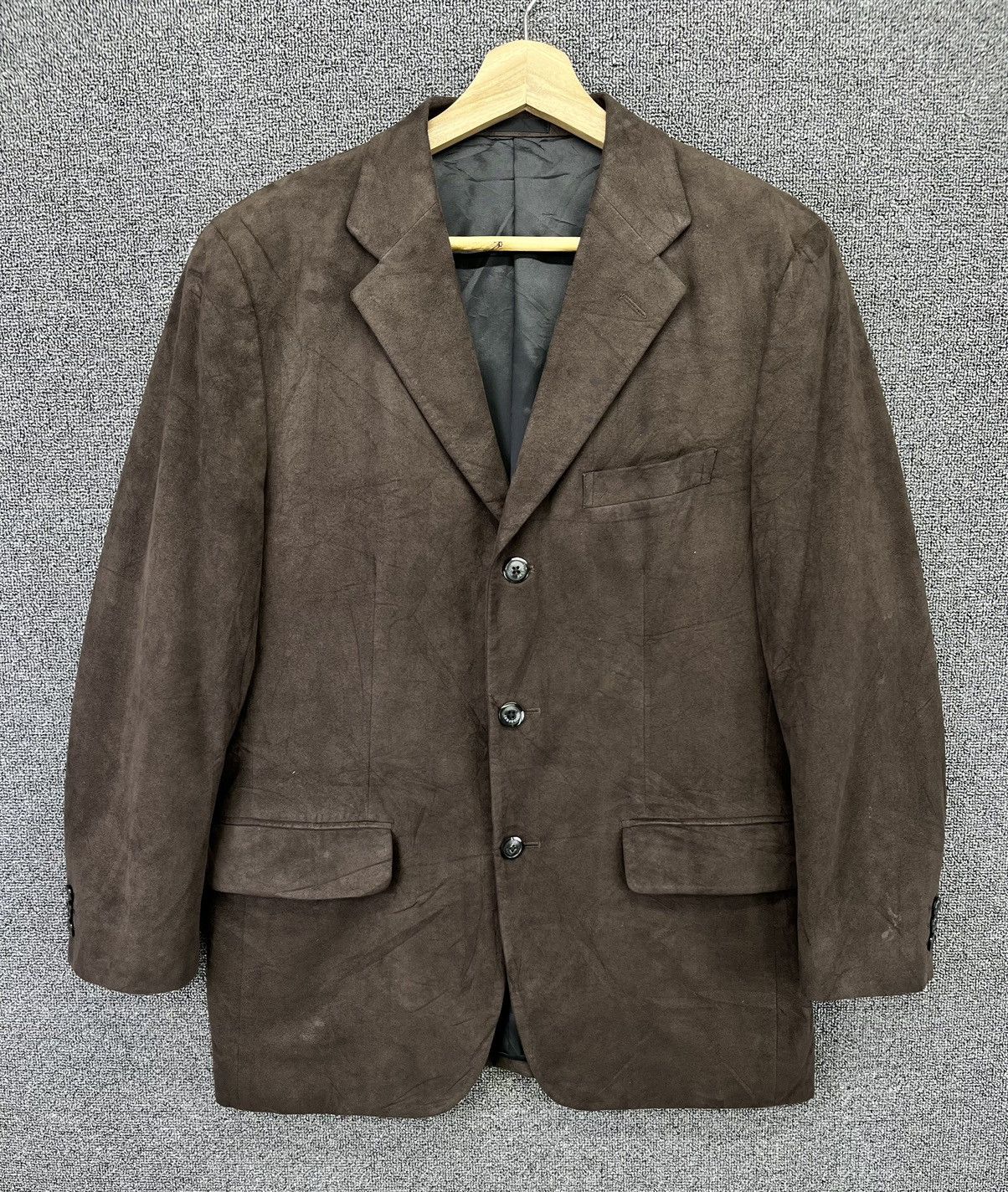 Burberry Vintage Burberry London Leather Blazers Coat Jacket Size US M / EU 48-50 / 2 - 1 Thumbnail