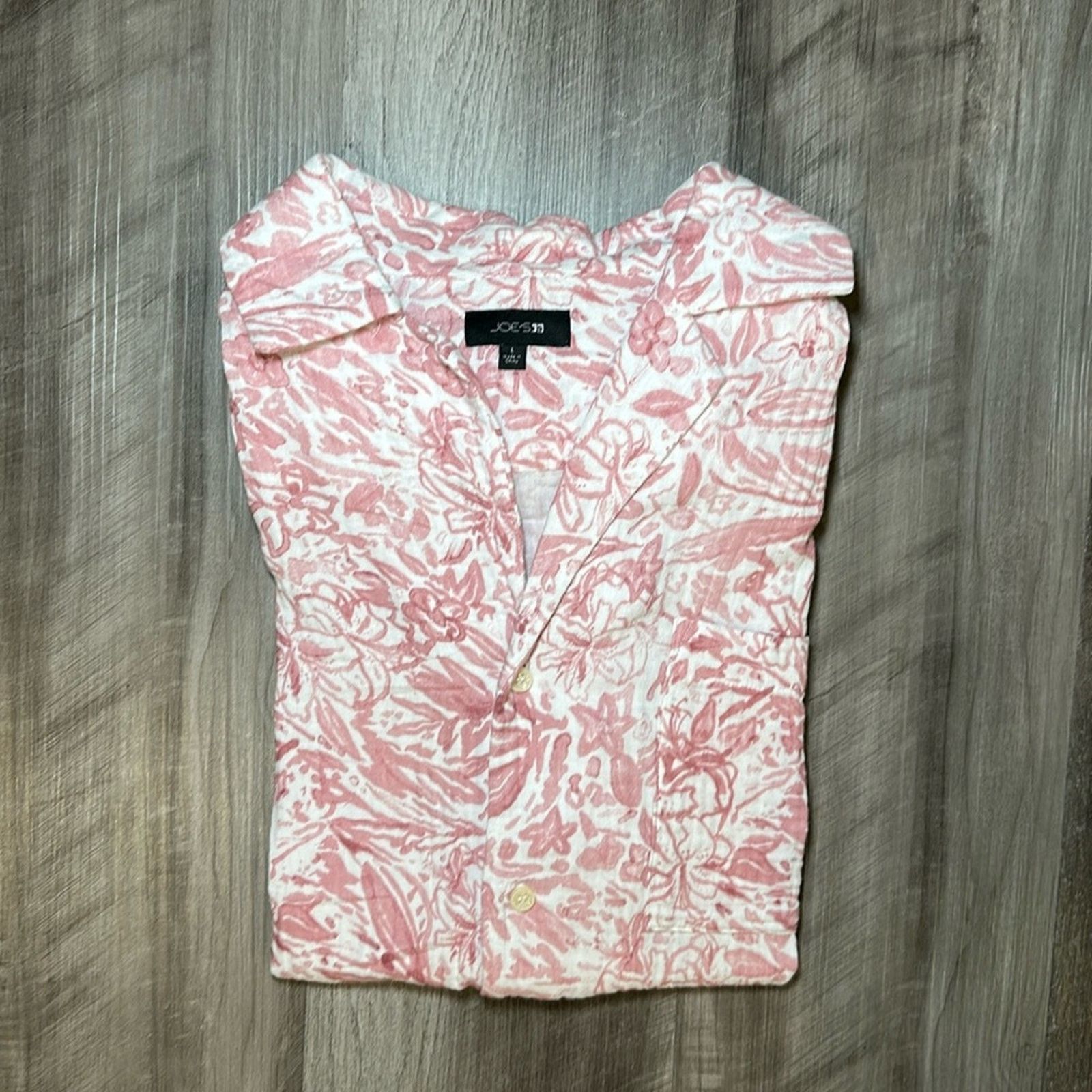 Joe's Joe’s Jeans Cotton Gauze Watercolor Floral Short Sleeve - L Size US L / EU 52-54 / 3 - 1 Thumbnail