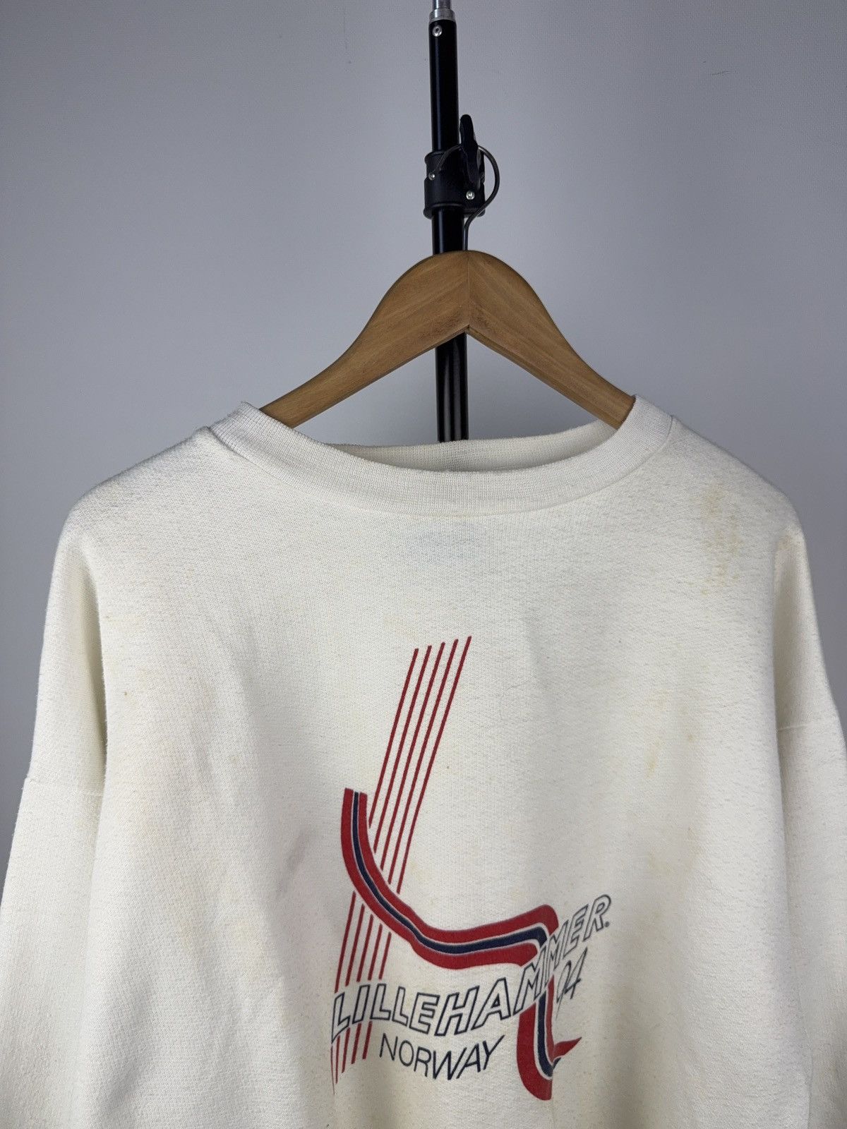 USA Olympics Vintage 90s Lillehammer 94 Sweatshirt Italy L-XL Olympic Size US XL / EU 56 / 4 - 2 Thumbnail