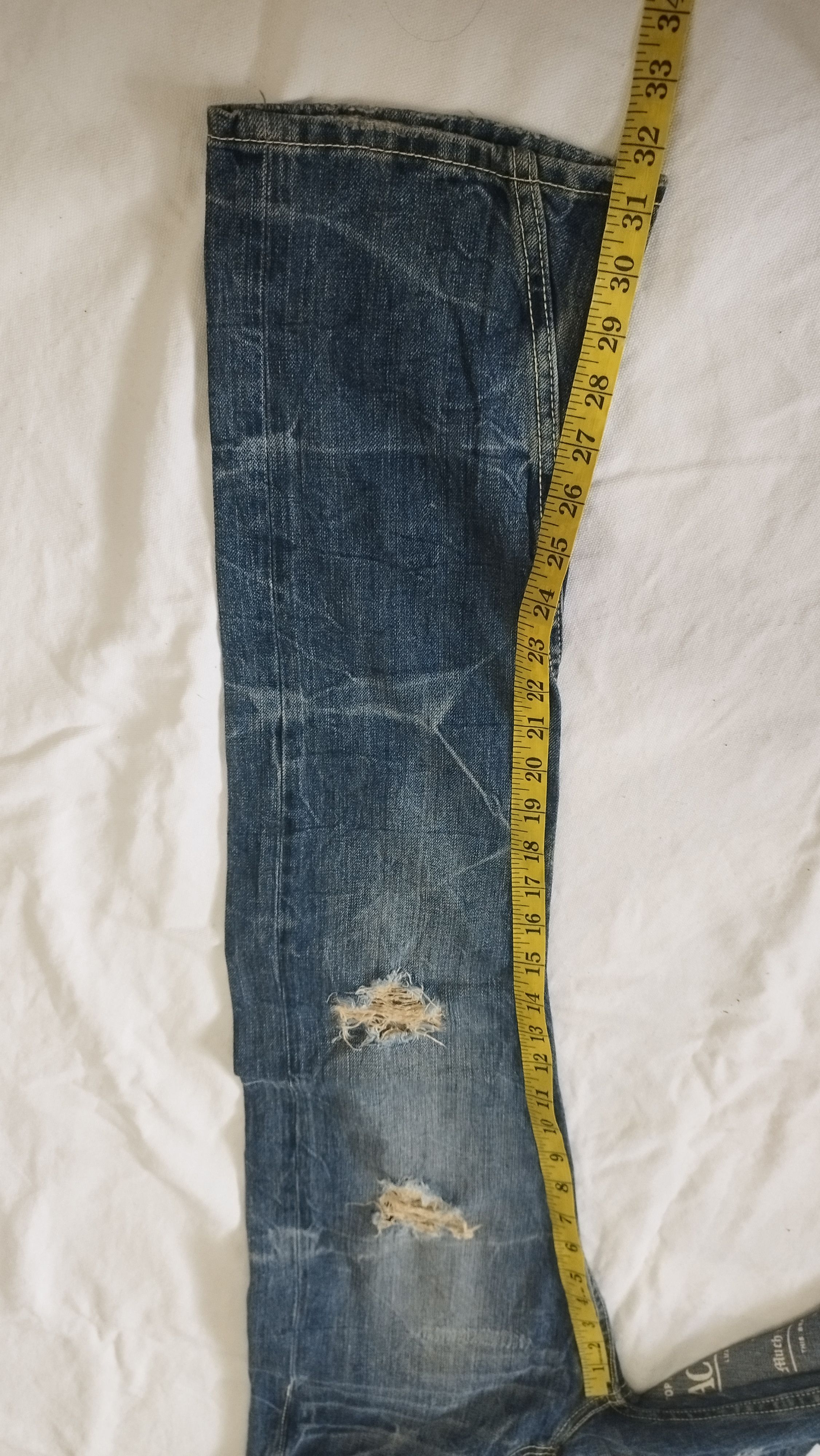 Japanese Brand THEORIA distressed punk design Size US 32 / EU 48 - 14 Thumbnail