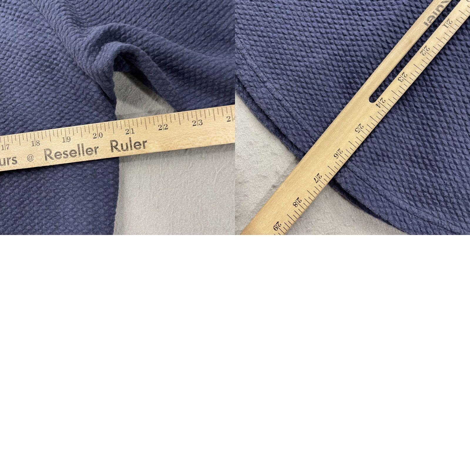 Vintage Swannies Golf Hoodie Mens Medium Blue Textured Knit Pullover Sweatshirt Solid Size US M / EU 48-50 / 2 - 8 Thumbnail
