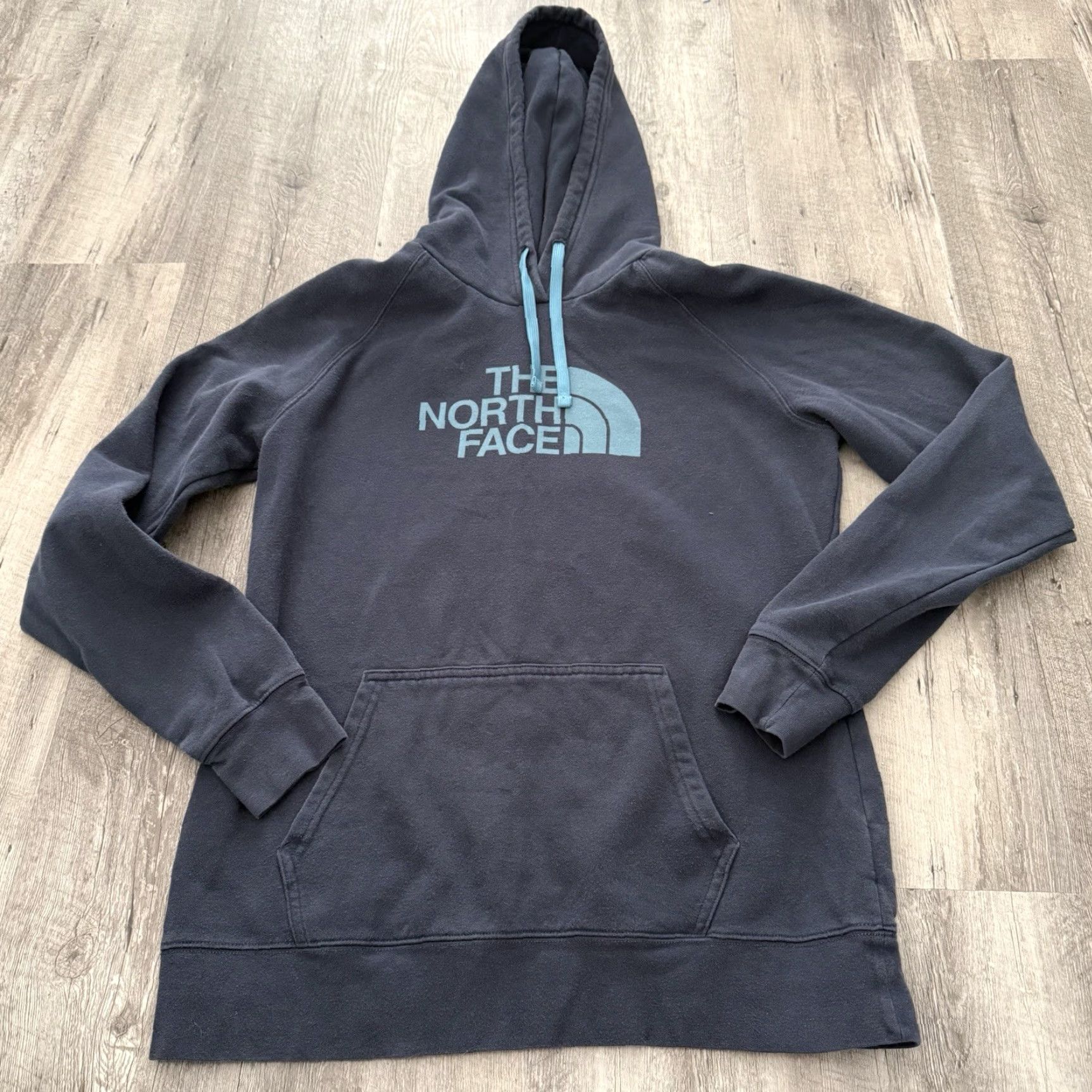 The North Face The North Face Hoodie Womens Large Blue Pullover NF0A3VHZ Kangaroo Logo NF0A3VHZ Size L / US 10 / IT 46 - 3 Thumbnail