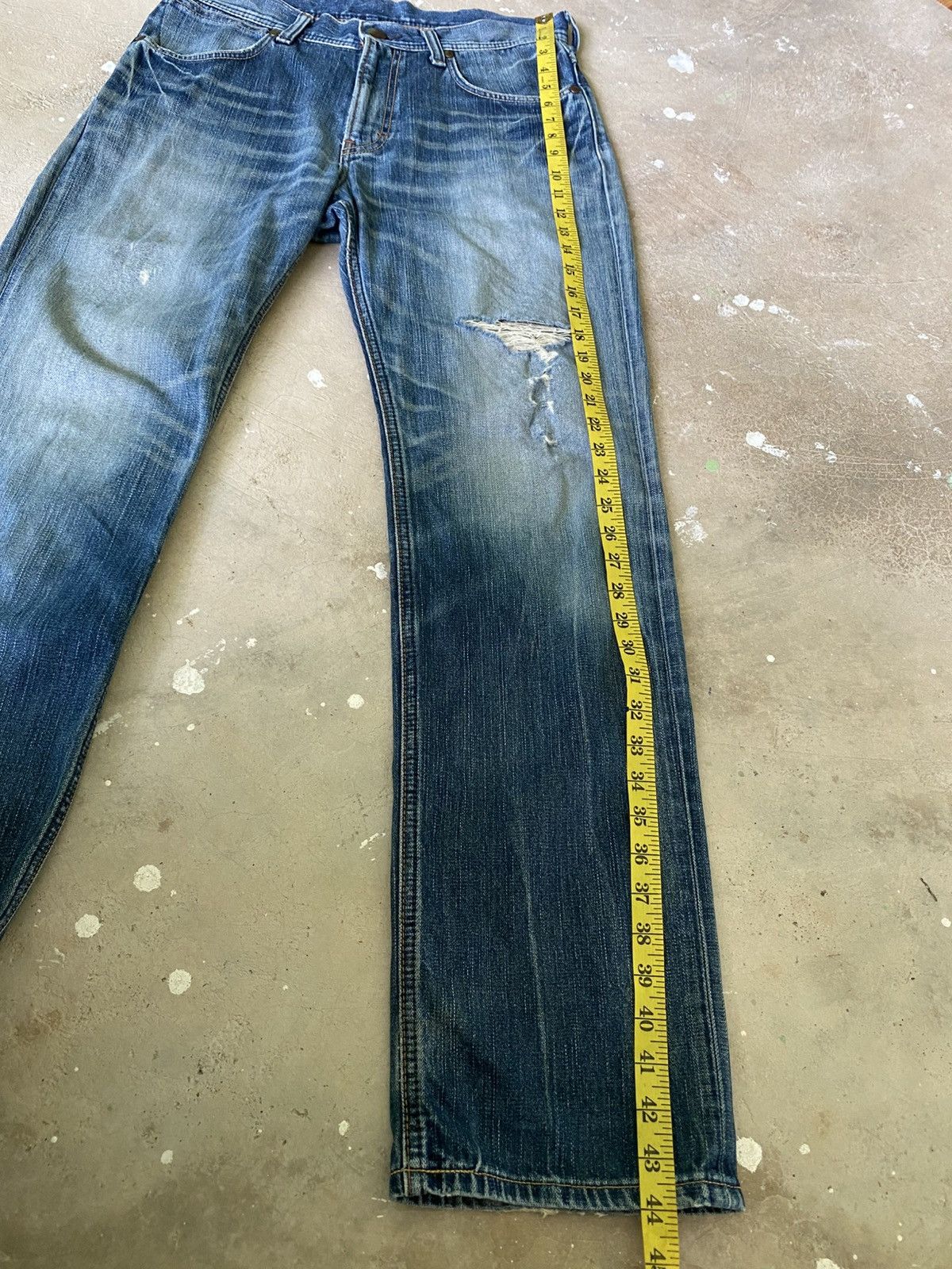 Wrangler Vintage Wrangler Distressed Fade Denim Size US 33 - 14 Thumbnail
