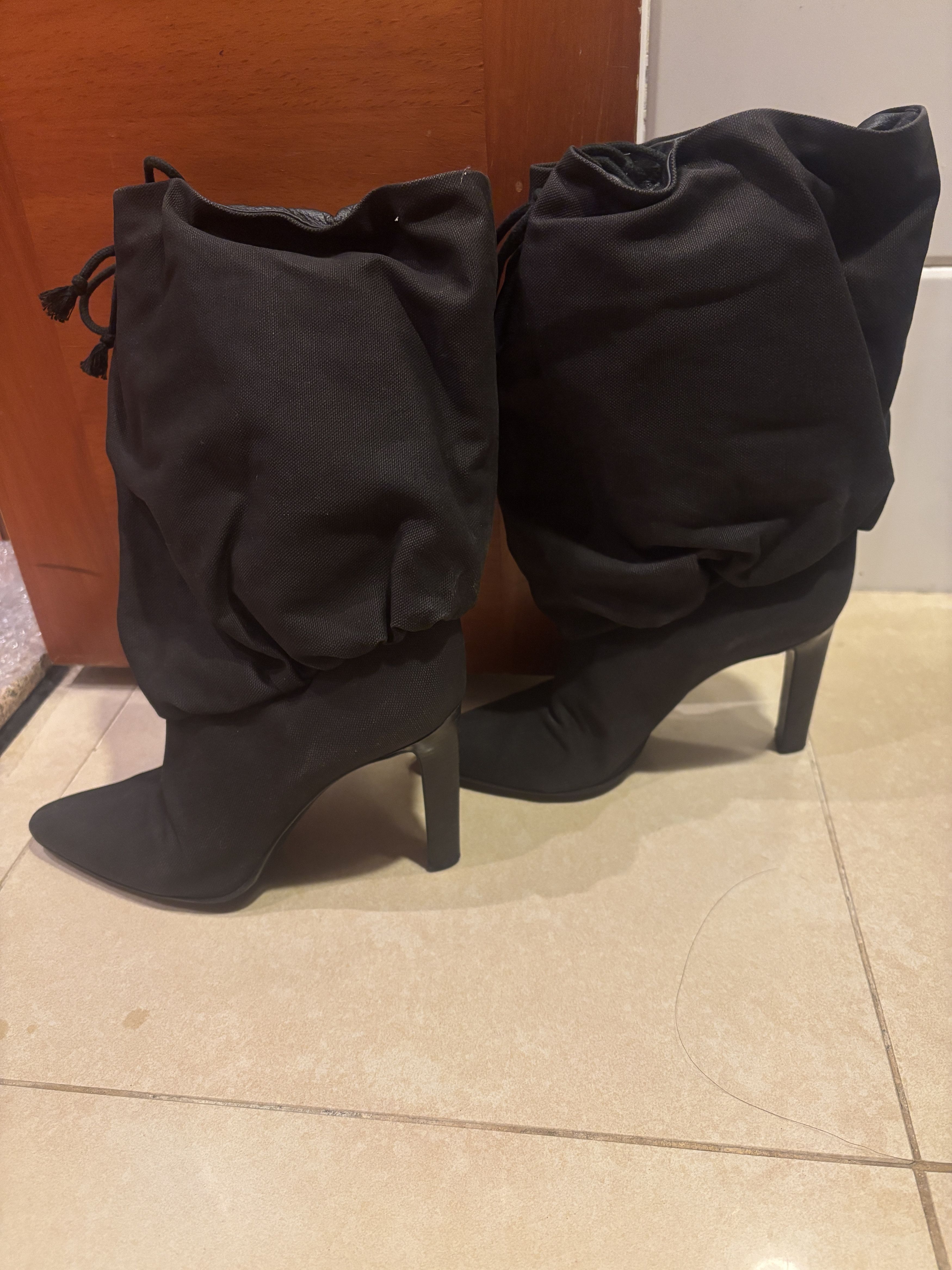 Helmut Lang vintage Helmut lang canvas boots 35 Size US 4 / IT 34 - 3 Thumbnail