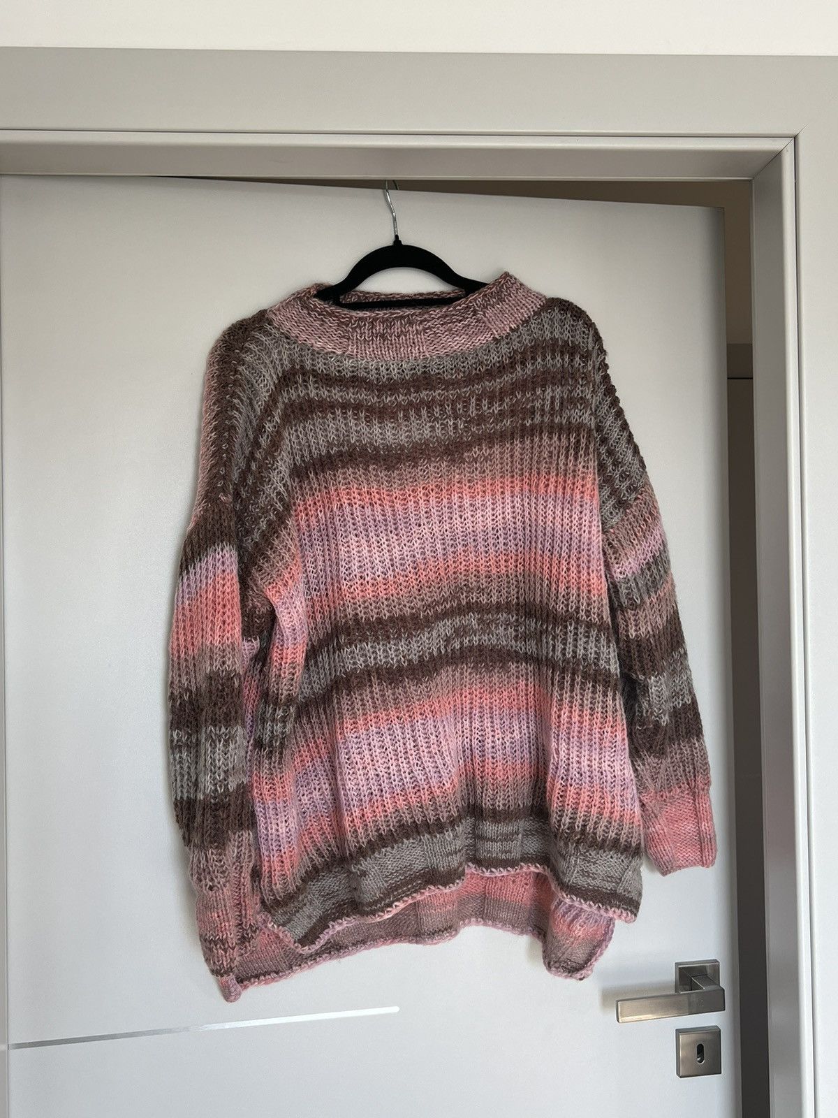 Vintage Pastel sweater knitwear handmade Size US M / EU 48-50 / 2 - 1 Thumbnail