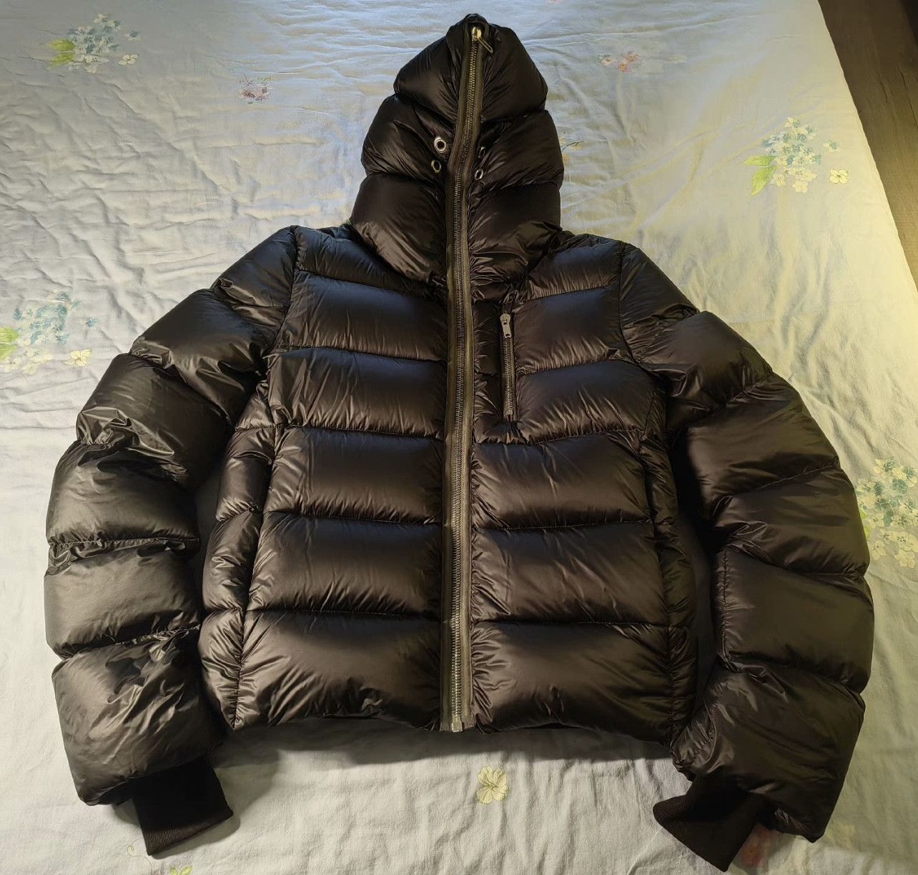 Pre-owned Rick Owens 22fw Strobe Runway Gimp Puffer Down Jacket 42