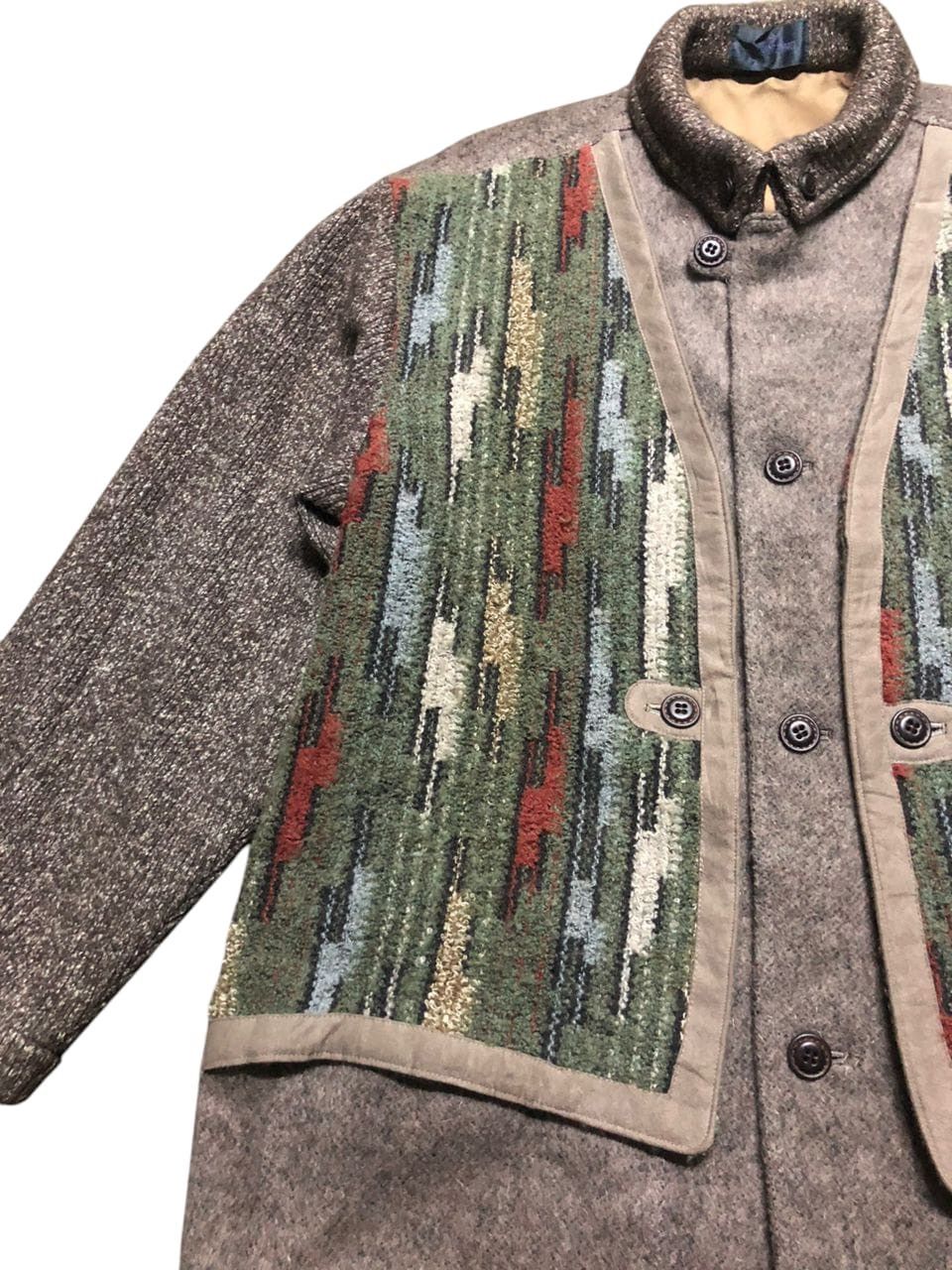 Japanese Brand × Vintage JAPANESE BRAND GIOVANOUMO WOOL TWEED VEST JACKET Size US M / EU 48-50 / 2 - 8 Thumbnail