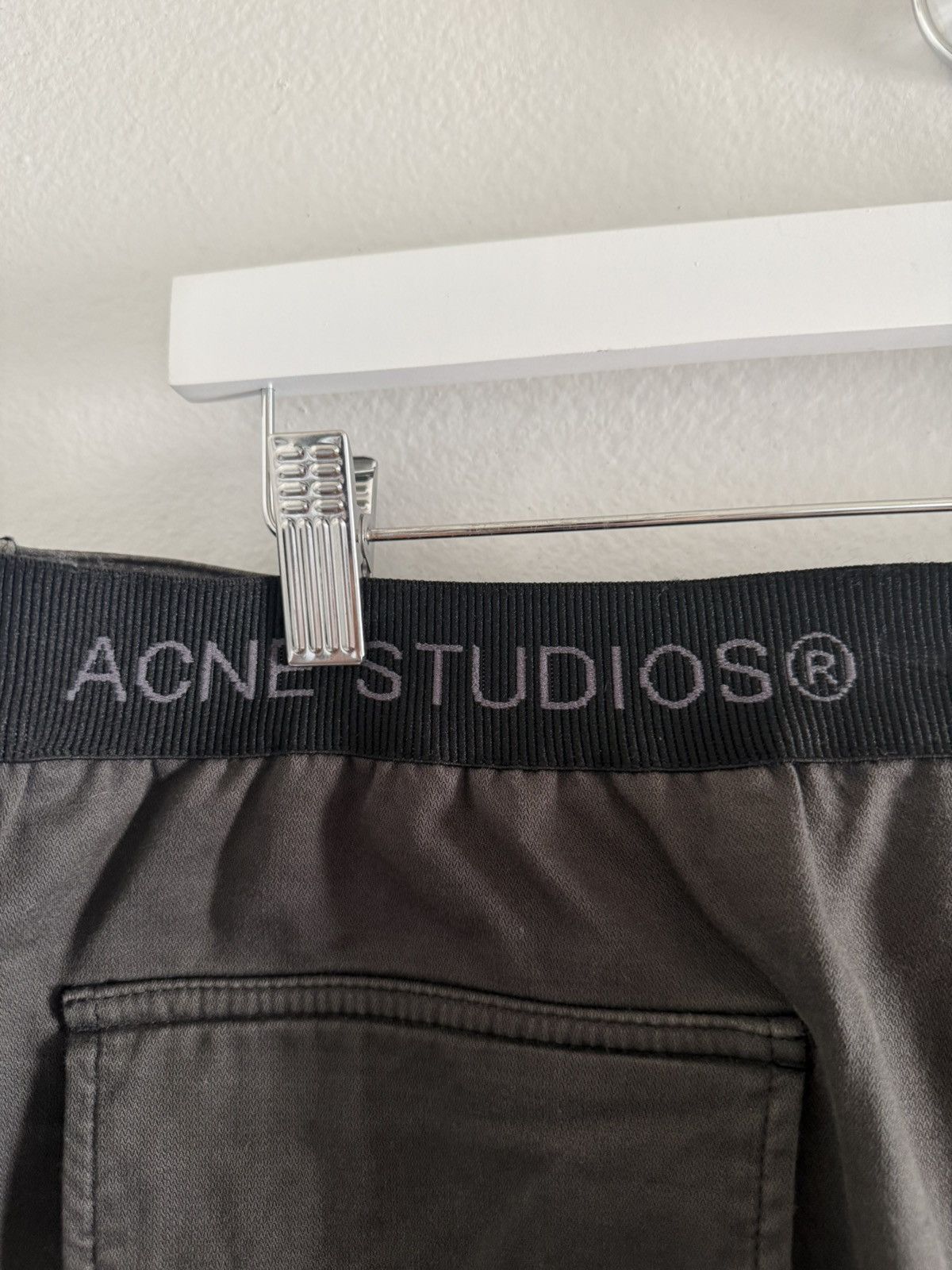 Acne Studios Acne Studios Chevron 6 Pocket Cargo Pants Washed Anthracite Size US 34 / EU 50 - 23 Thumbnail
