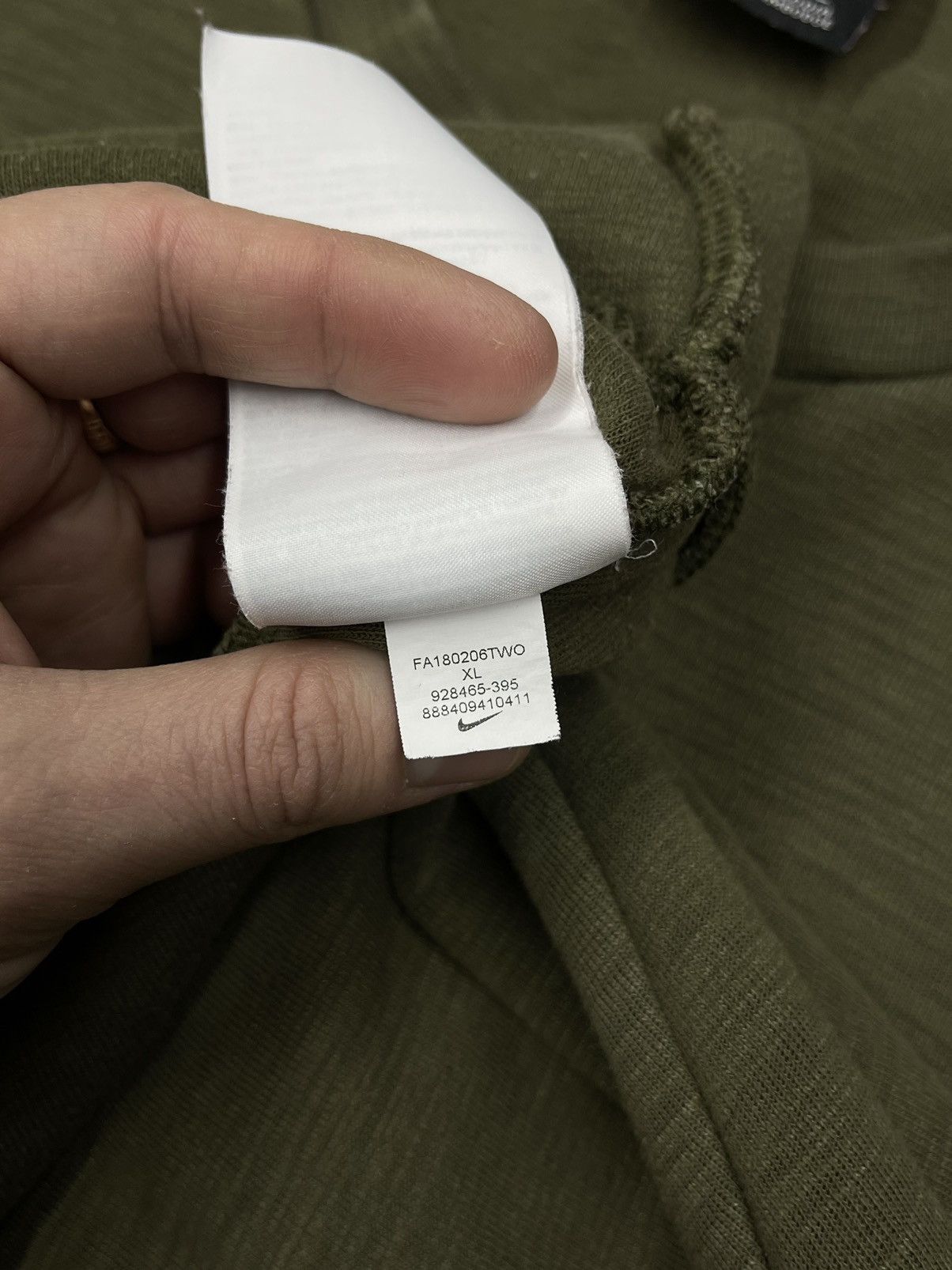Nike Mens Nike Modern Olive Sweatshirt Y2K Drill Drip ACG TN Size US XL / EU 56 / 4 - 6 Thumbnail