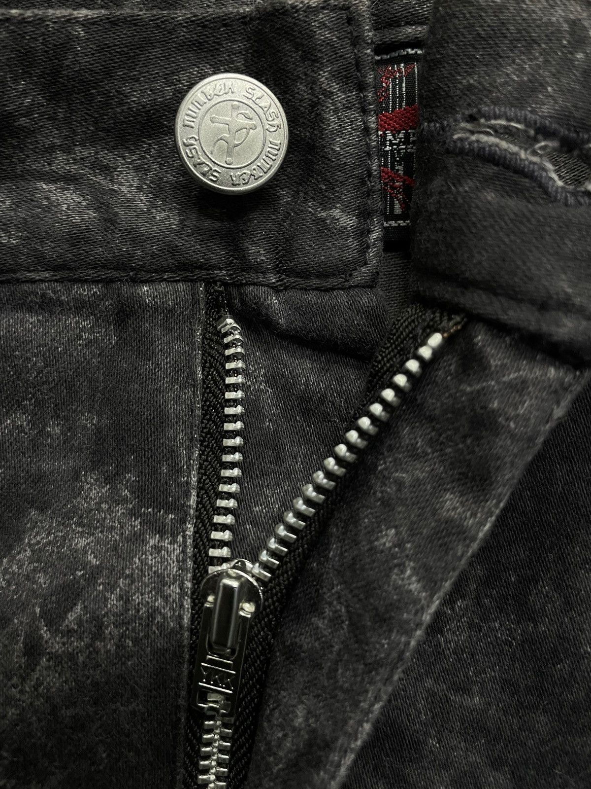 Designer × Japanese Brand × Vintage Slash Number Japan Smoke Cargo Pants With Belt Size US 32 / EU 48 - 9 Thumbnail