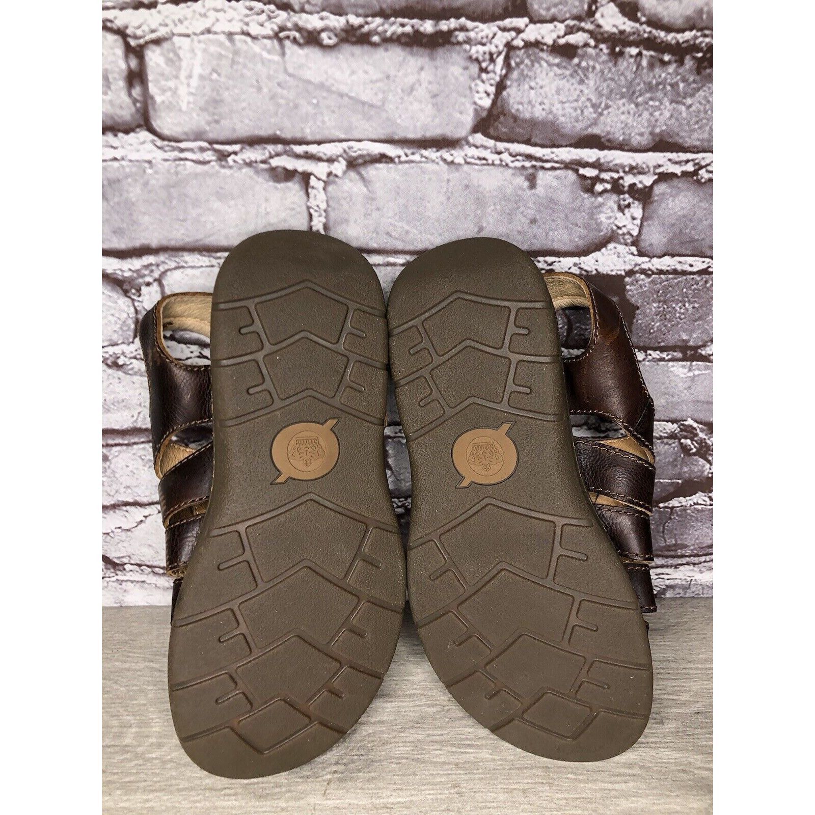 Born Born Brown Leather Fisherman Casual Adjustable Strap Sandals Size US 8 / EU 41 - 9 Thumbnail