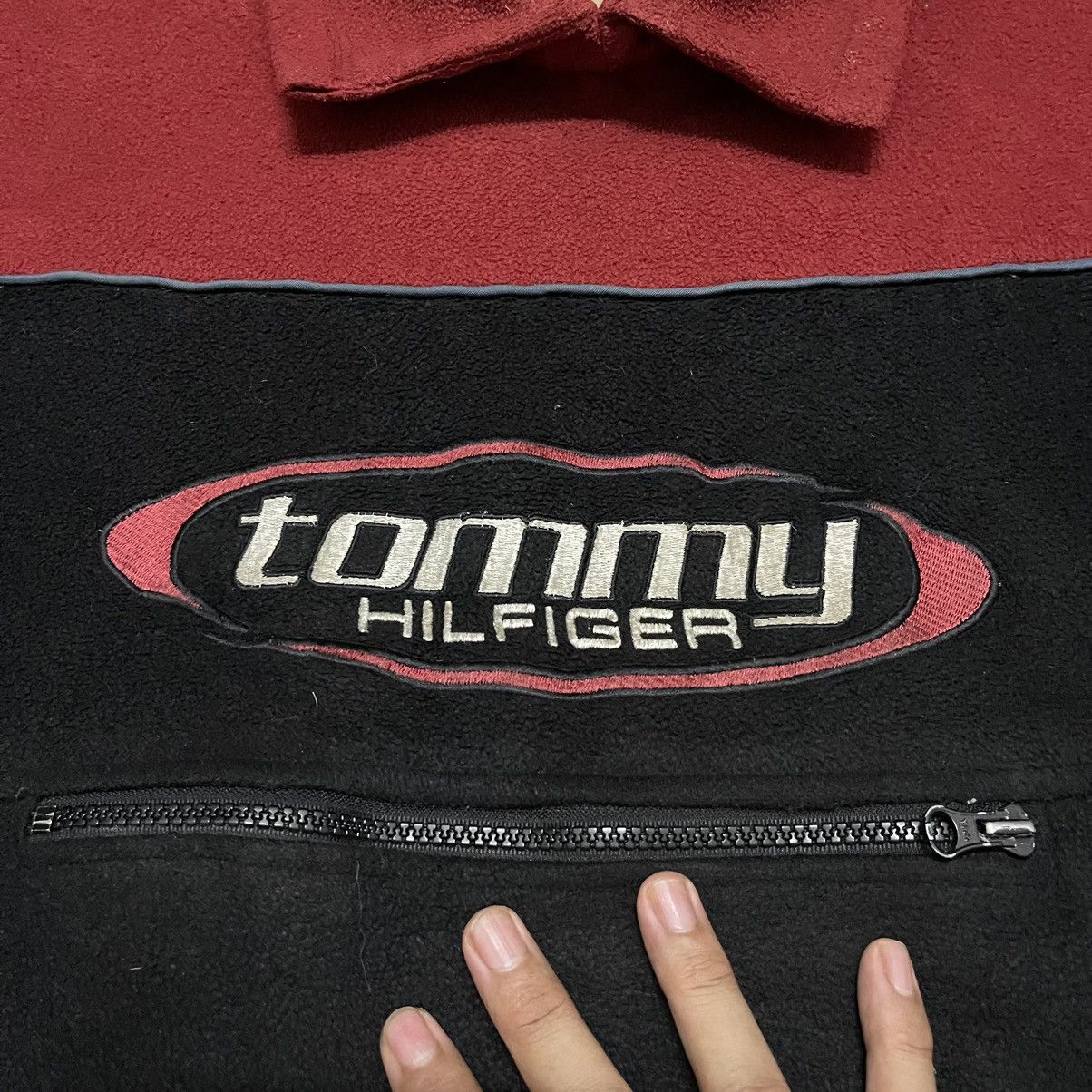 Tommy Hilfiger Vintage Tommy Hilfiger Anorak Fleece Jacket Size US XL / EU 56 / 4 - 7 Thumbnail