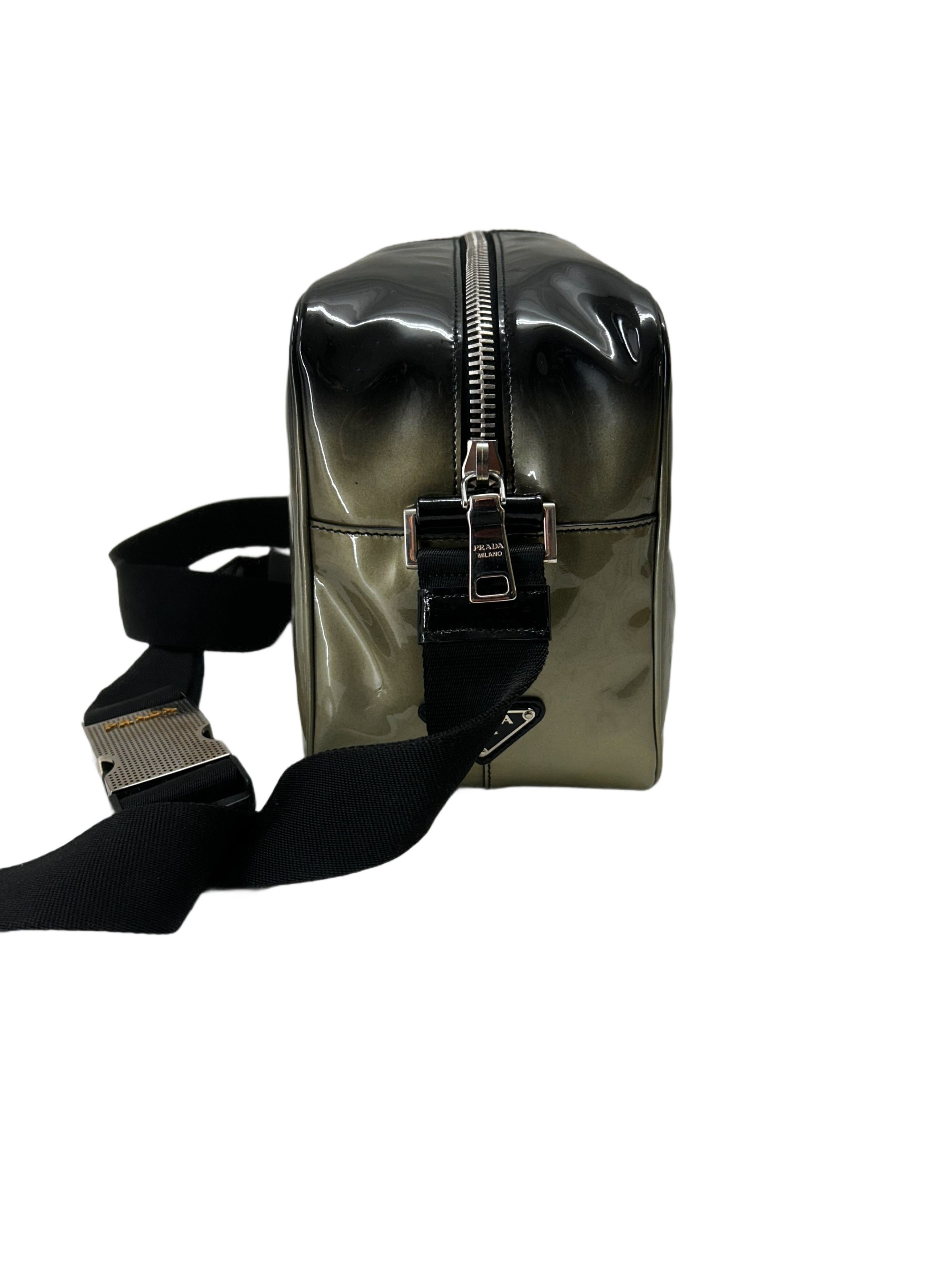 Prada Prada Spazzolato Leather Camera Bag WithGradientColour&Strap Size ONE SIZE - 2 Thumbnail