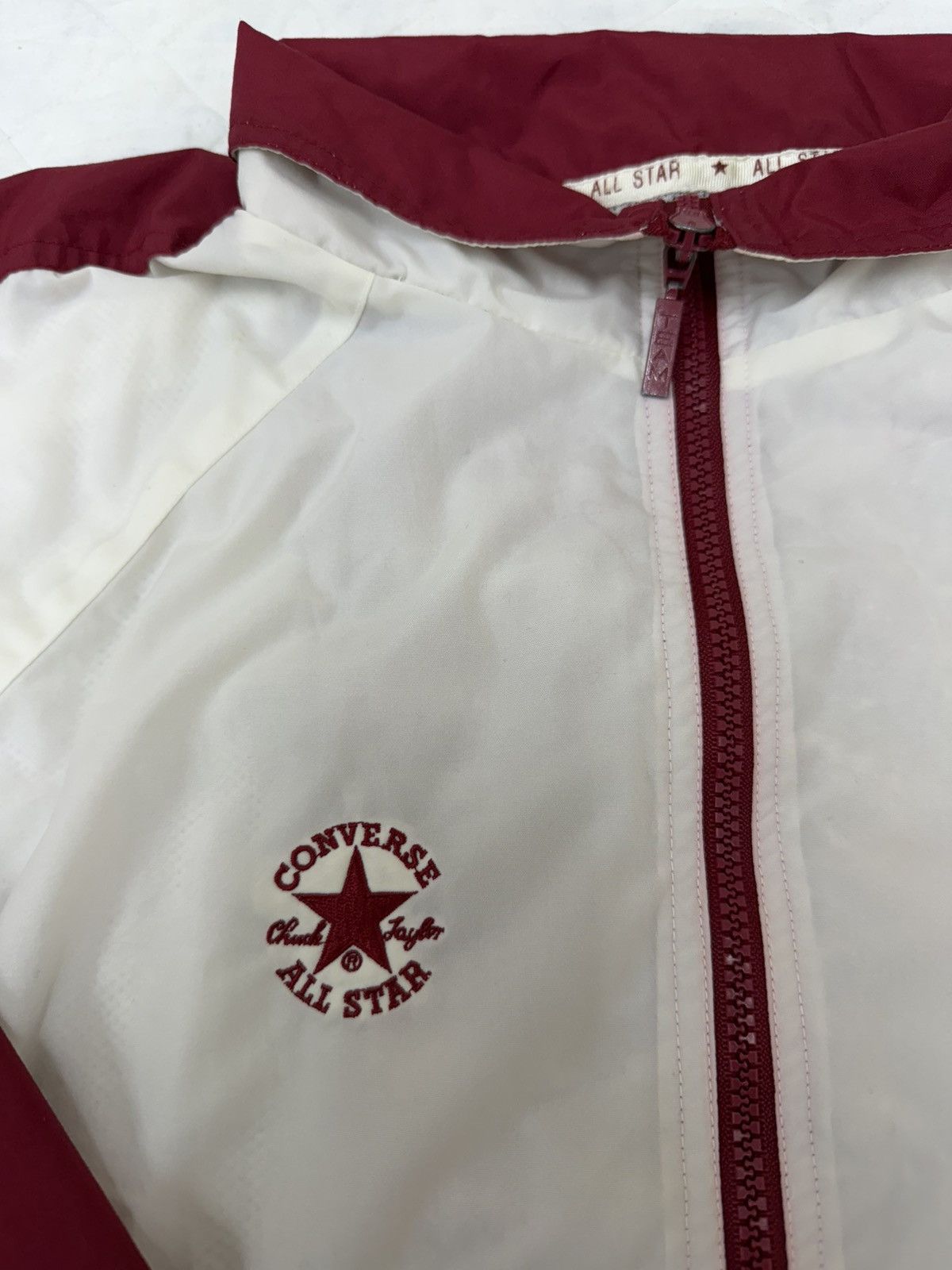 Converse Vintage 90s Converse All Star Full-Zip Windbreaker Jacket Size US L / EU 52-54 / 3 - 2 Thumbnail