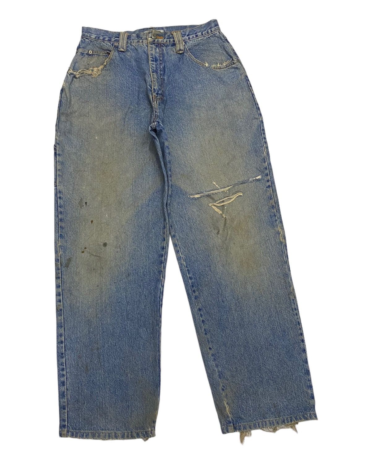 Georges Marciano × Guess GUESS GEORGES MARCIANO BAGGY SKATER DENIM JEANS JNCO STYLE Size US 32 / EU 48 - 5 Thumbnail