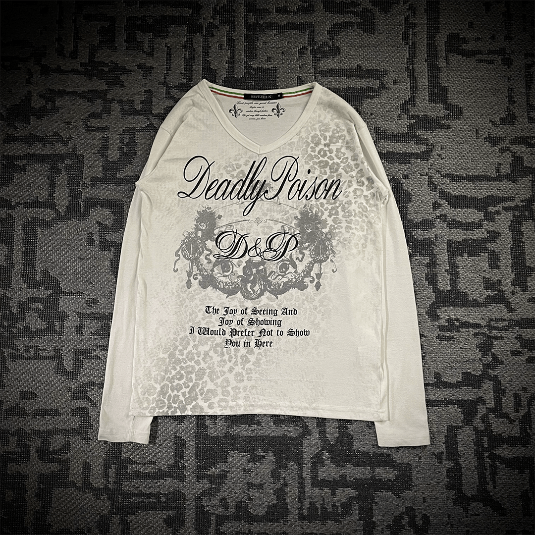 Japanese Brand Repezee:n poem long sleeve t-shirt Size US XXS / EU 40 - 1 Thumbnail